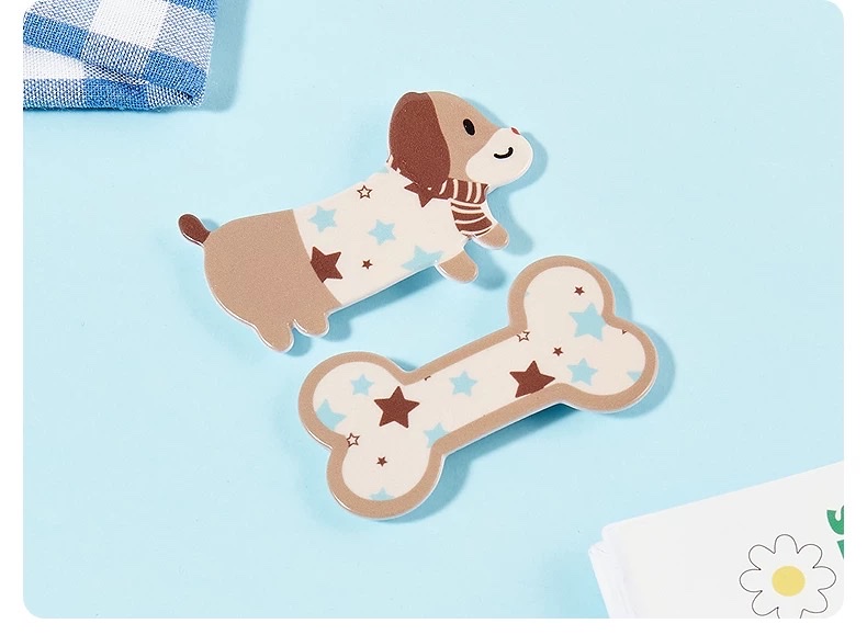 卡莱夫搞怪可爱趣味小狗发夹女2025新款前额侧边碎发刘海夹头饰发卡