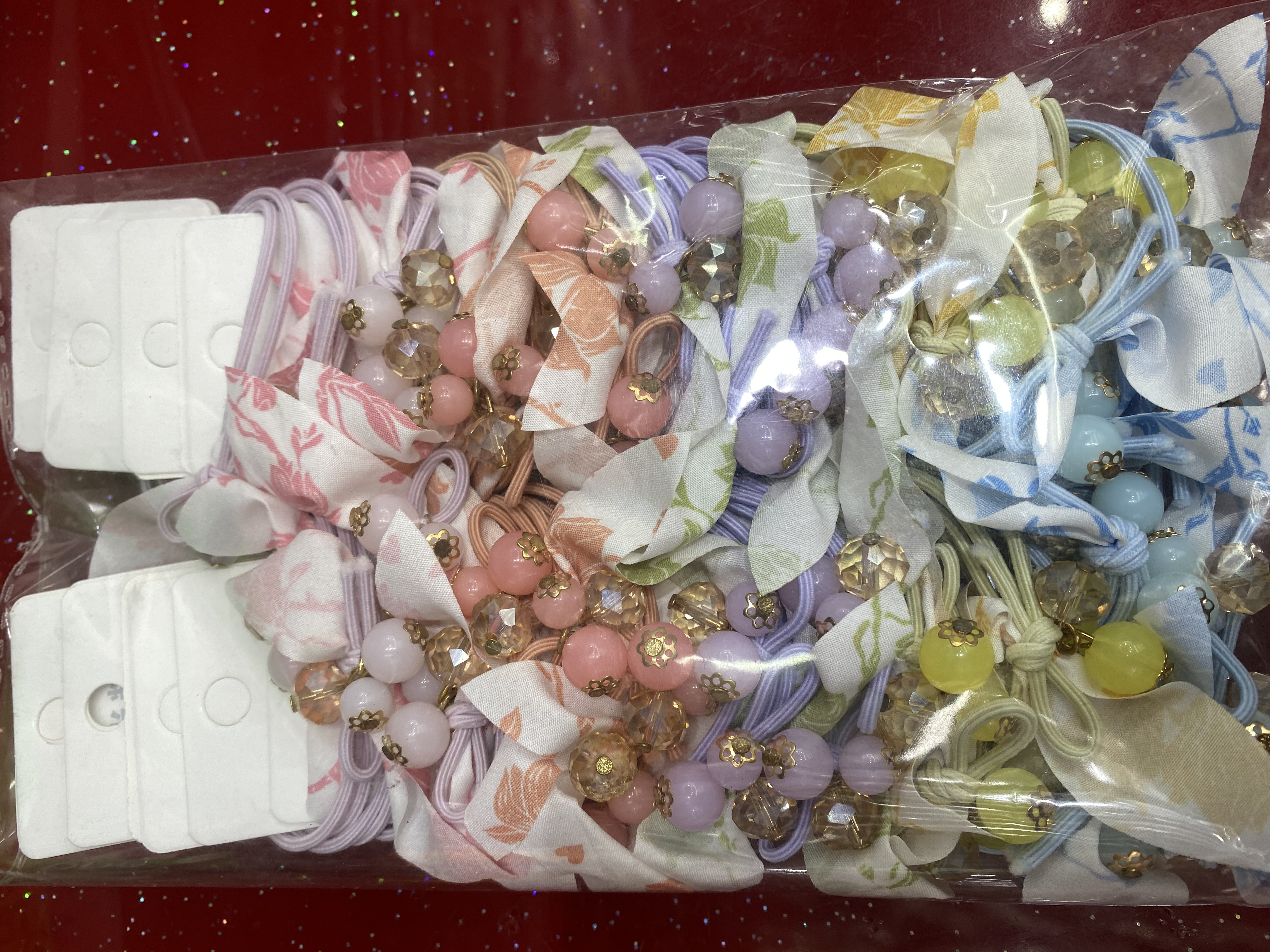 韩版拼接女士发圈简约时尚头饰 头绳女士韩版拼接款 发饰女士韩版拼接发圈头绳新款