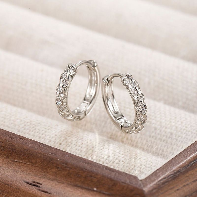 925 silver ear rings, fashionable and elegant for women, anti-allergy ear buckles, new Korean version earrings, 455 accessories, earrings, earrings, stud accessories detail image 8