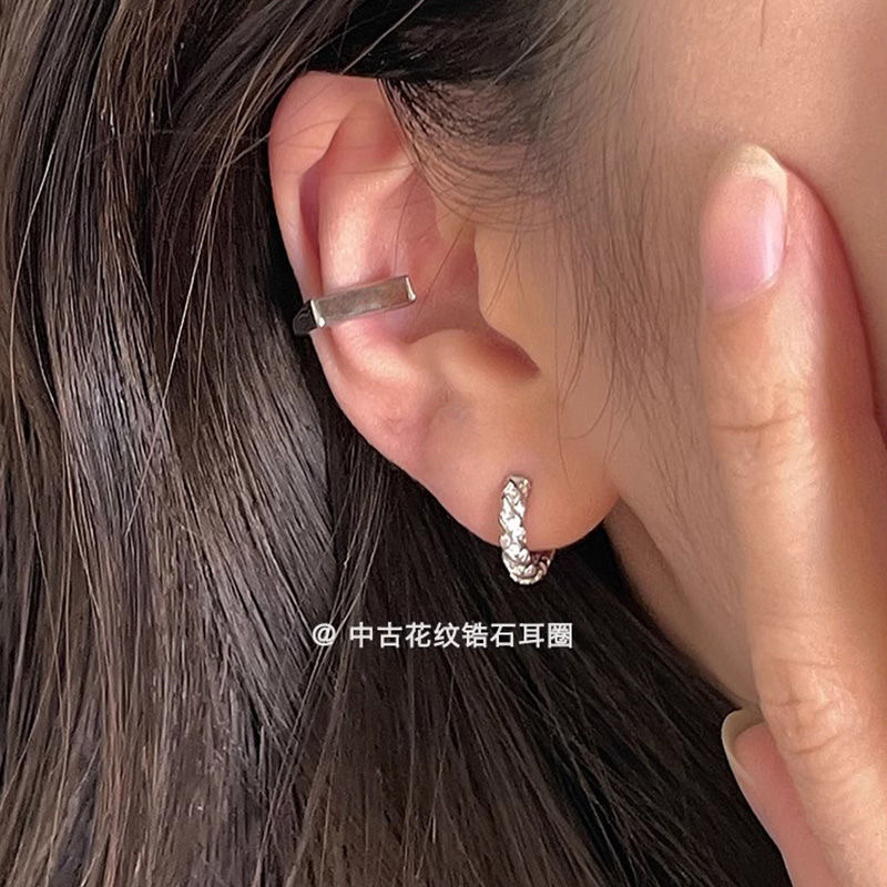 925 silver ear rings, fashionable and elegant for women, anti-allergy ear buckles, new Korean version earrings, 455 accessories, earrings, earrings, stud accessories detail image 4
