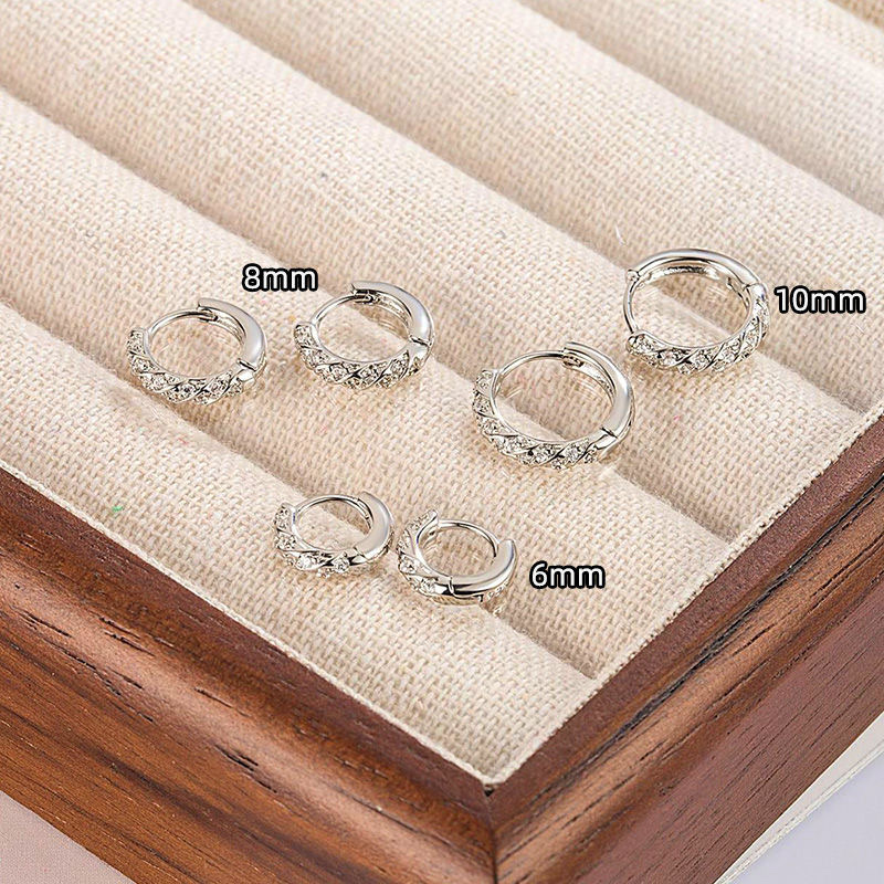 925 silver ear rings, fashionable and elegant for women, anti-allergy ear buckles, new Korean version earrings, 455 accessories, earrings, earrings, stud accessories detail image 7
