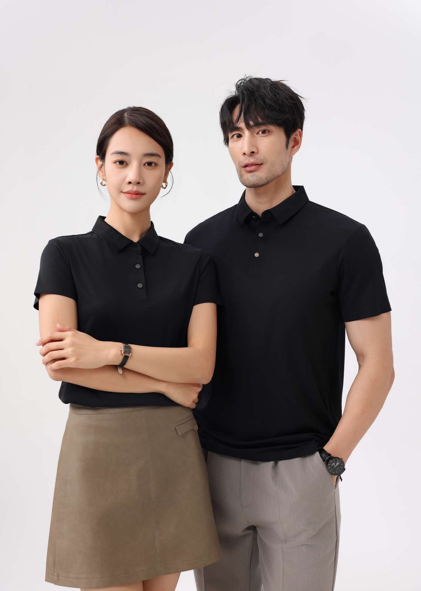 Cross-border high-quality 5A200 brocade ammonia seamless solid color round neck seamless, high-end quick-drying ice cool silk men's short-sleeved, high-end occasion men's casual wear, comfortable, breathable and fashionable new style details Picture
