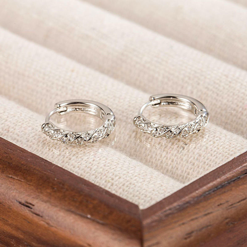 925 silver ear rings, fashionable and elegant for women, anti-allergy ear buckles, new Korean version earrings, 455 accessories, earrings, earrings, stud accessories detail image 3