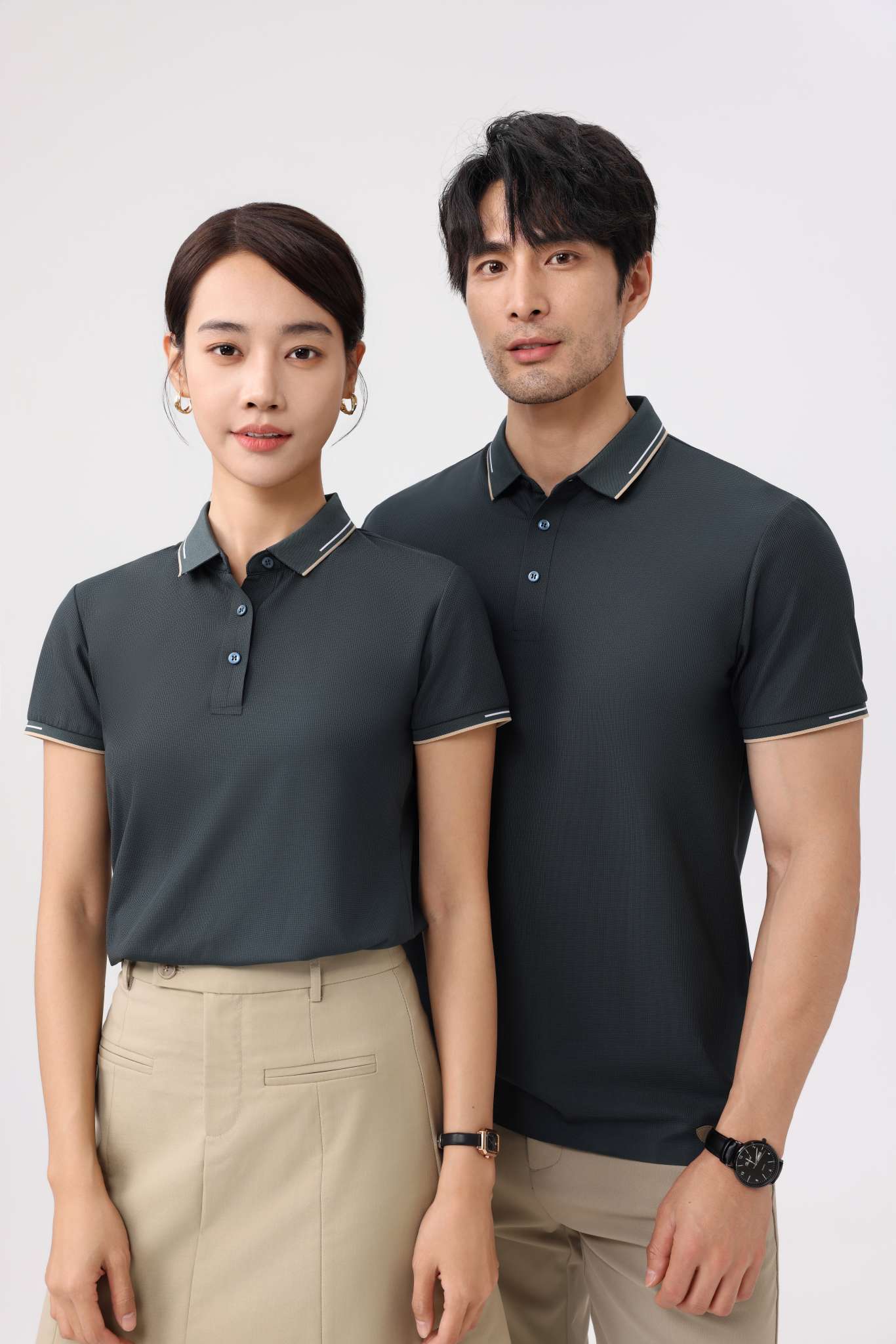 Cross-border high-quality 5A600 melamine seamless solid color round neck seamless, high-end quick-drying ice cool silk men's short-sleeved, high-end occasion men's casual wear, comfortable, breathable and fashionable new style detail image 12