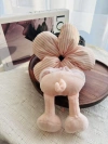 New butt large intestine hair band, suitable for high ponytails and buns, a cute and playful large intestine hair band Application Scenario