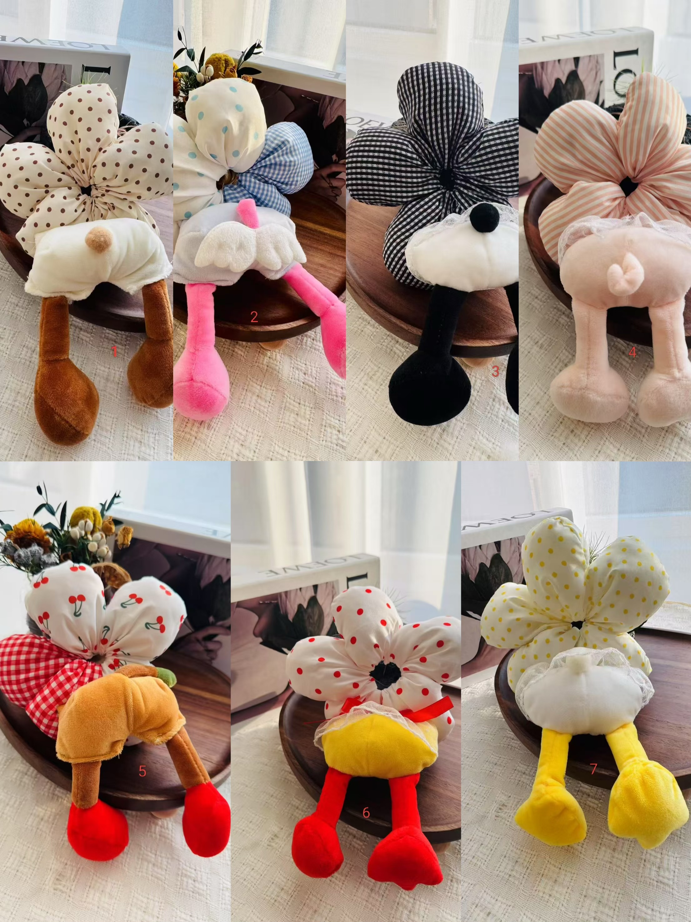 New butt large intestine hair band, suitable for high ponytails and buns, a cute and playful large intestine hair band