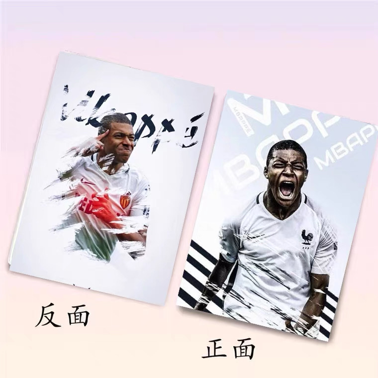 Exportación notebook notepad oficina oficina nails venta directa de fábrica libro francés nails football star student office notebook puede ser personalizado