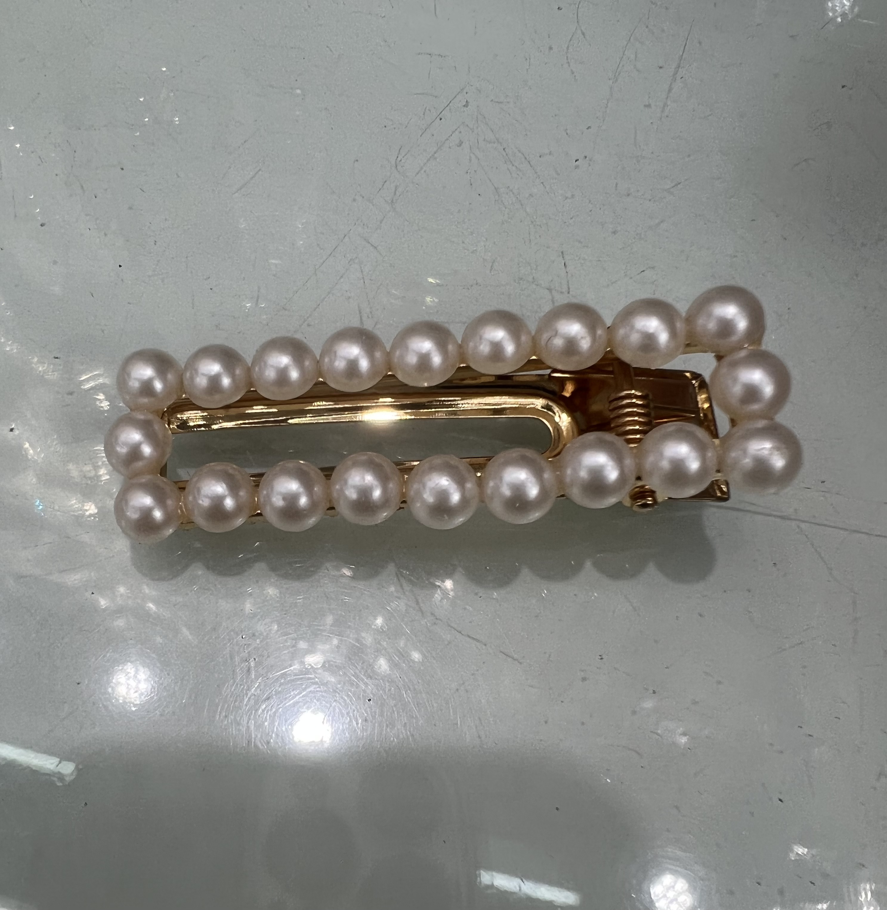 简约锆石一字夹网红精致发夹时尚甜美日系新刘海夹可爱花朵女边夹 details Picture