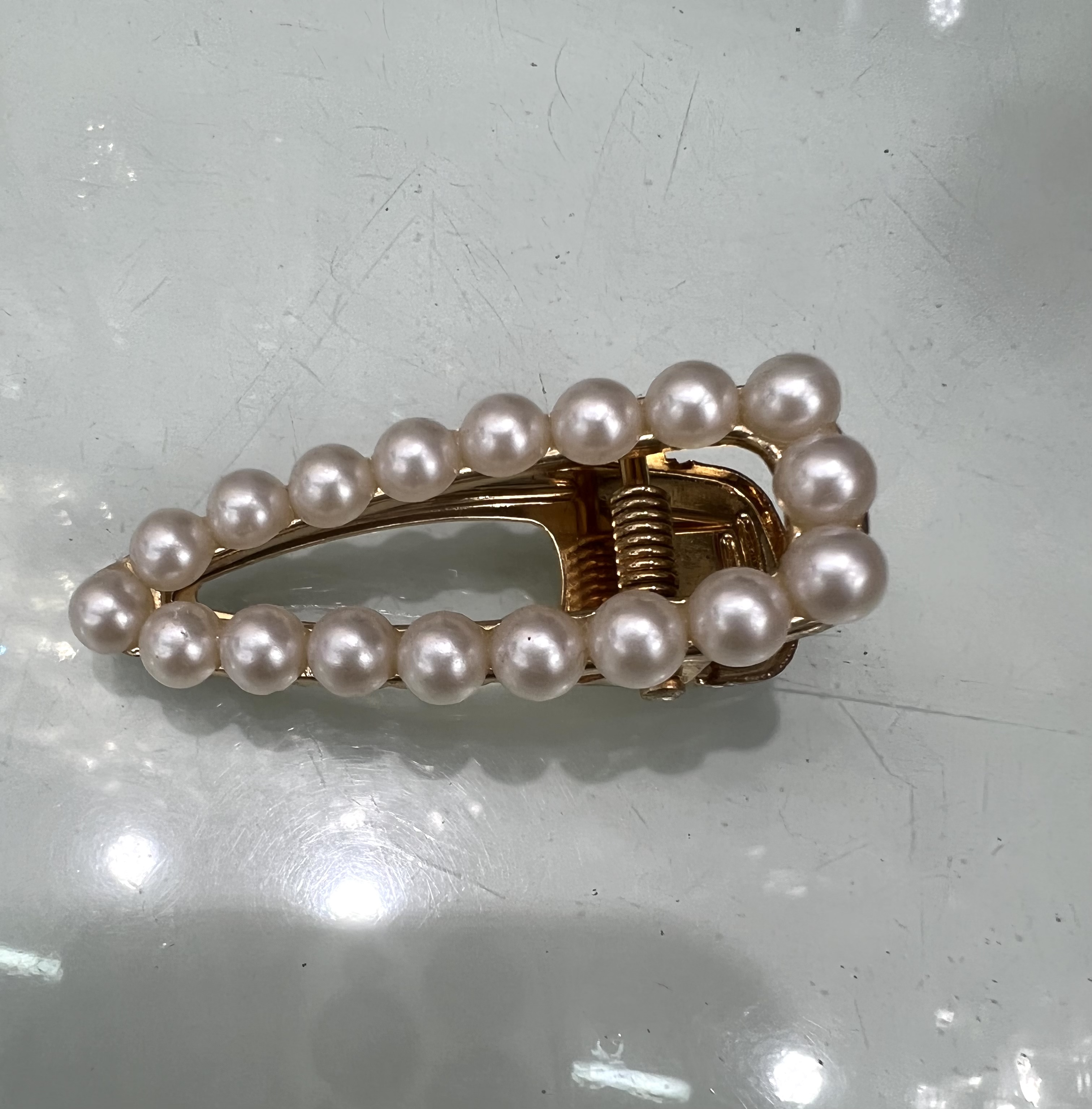 简约锆石一字夹网红精致发夹时尚甜美日系新刘海夹可爱花朵女边夹 full figure