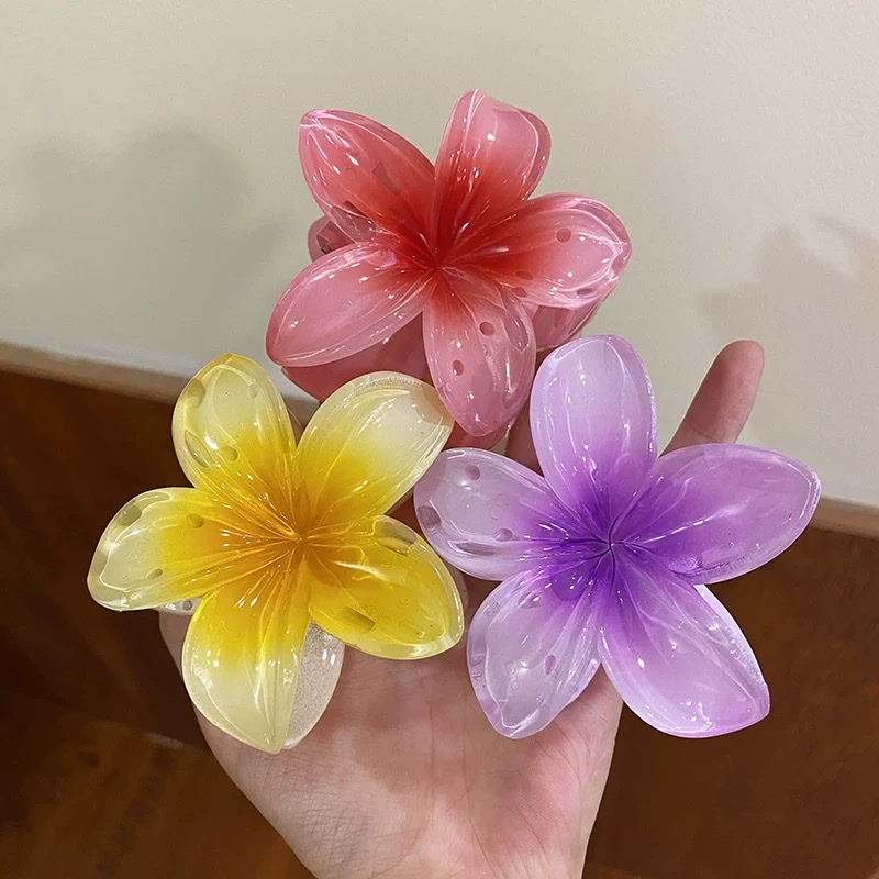 Adult hair accessories, cute flower-shaped hair clips, head accessories, decorative items, grabbers, long-lasting fixation, no damage to hair quality, lightweight and portable details Picture