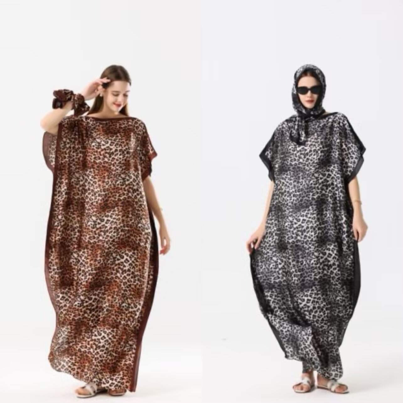 African robe manufacturer direct sales, self-production and self-sale, custom-made scarves based on samples, Muslim sun protection detail image 2