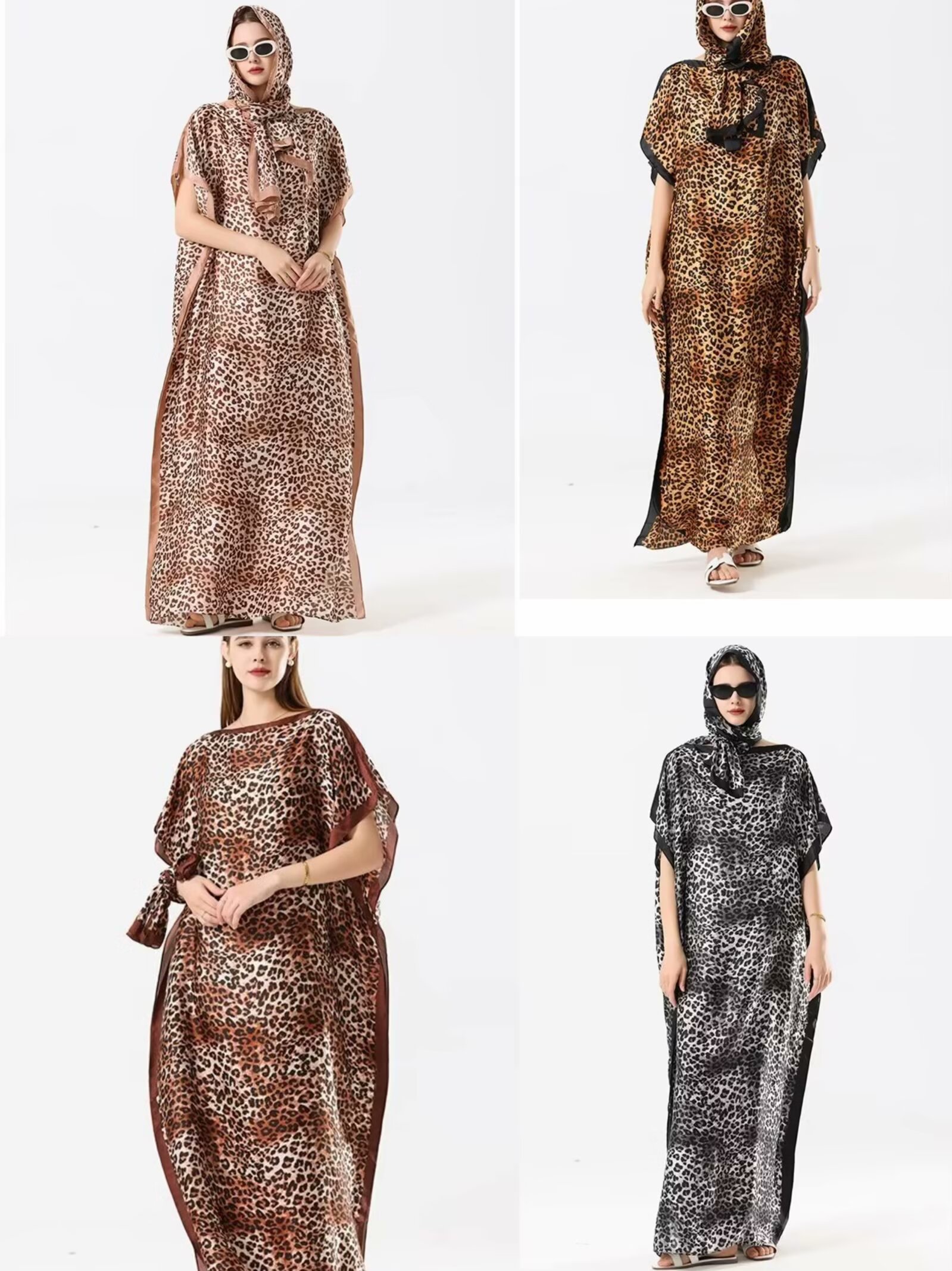 African robe manufacturer direct sales, self-production and self-sale, custom-made scarves based on samples, Muslim sun protection detail image 18