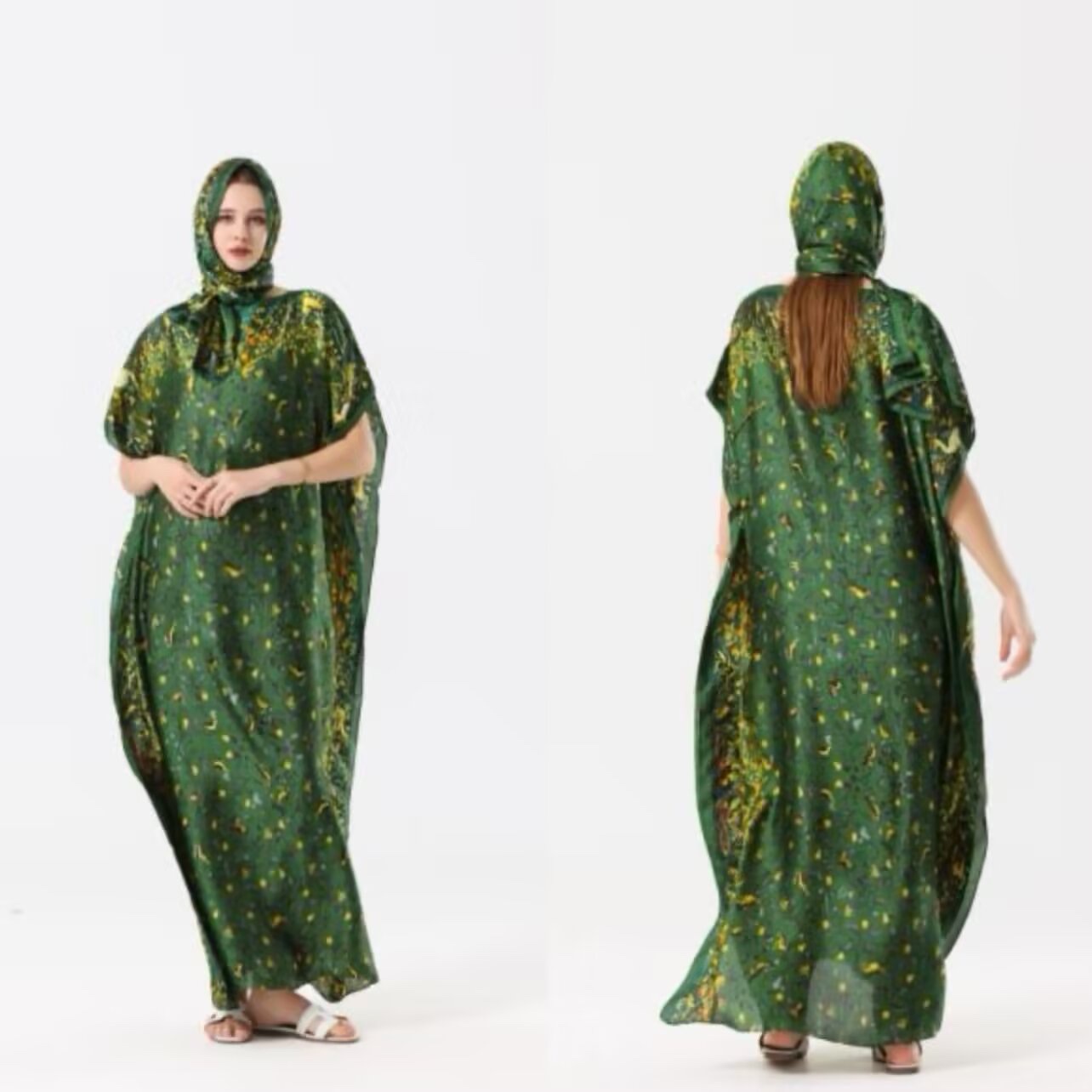African robe manufacturer direct sales, self-production and self-sale, custom-made scarves based on samples, Muslim sun protection Application Scenario