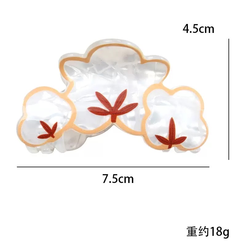 Acrylic plant hairpins details Picture