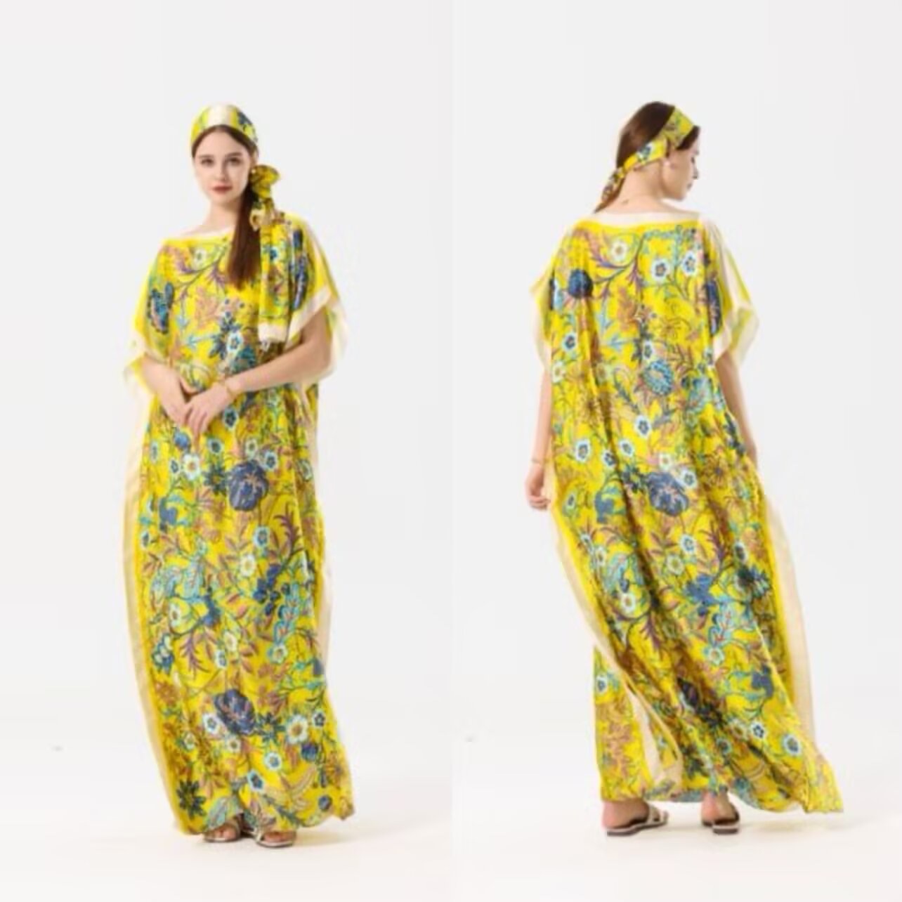 African robe manufacturer direct sales, self-production and self-sale, custom-made scarves based on samples, Muslim sun protection detail image 11