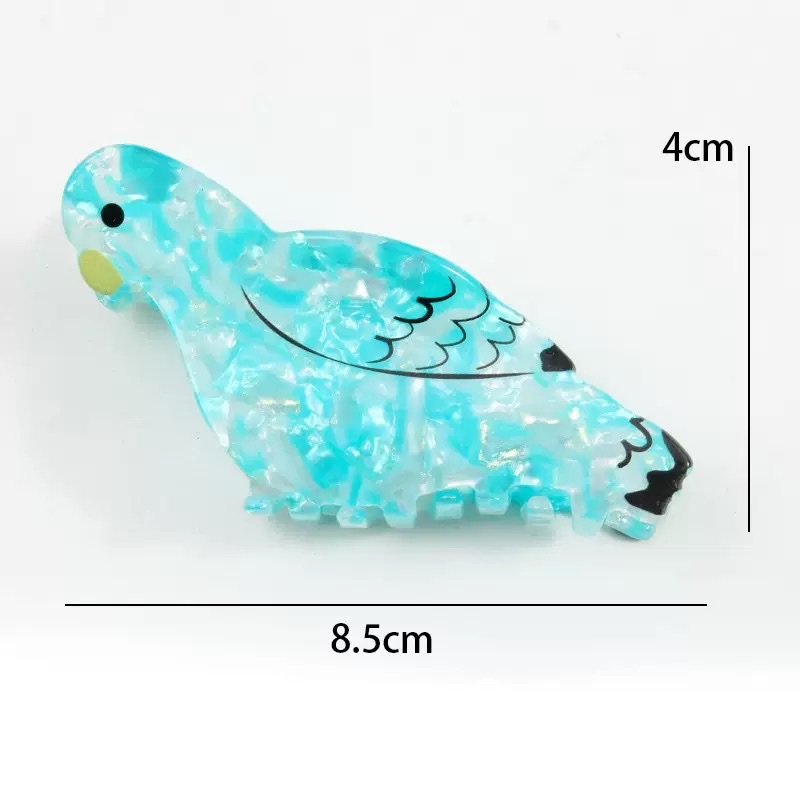 Acrylic cartoon animal hair grippers, hair clips, headwear, hair accessory grippers, grippers detail image 7