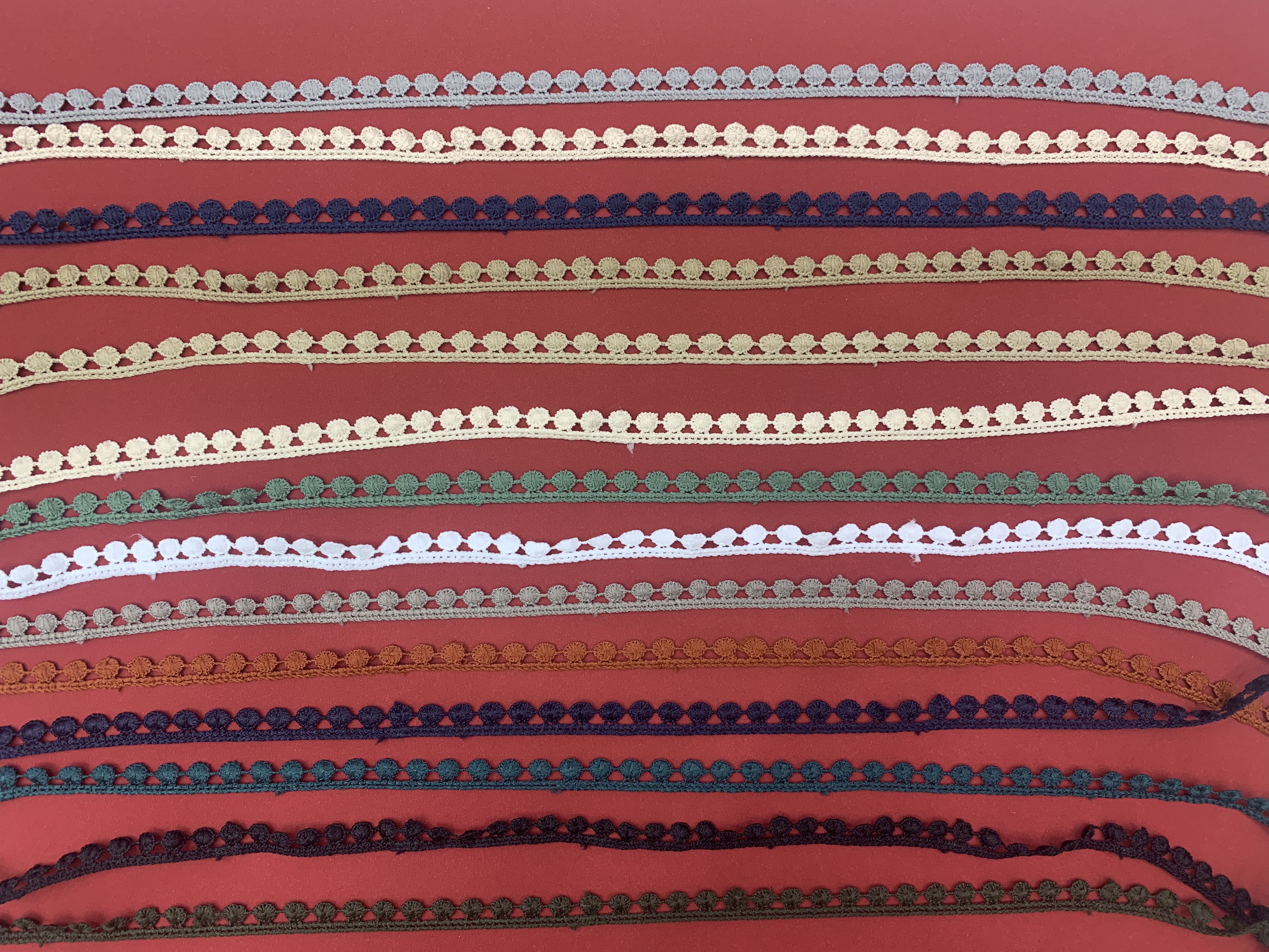 蕾丝花边流苏鞋花 窗帘装饰花边 精致手工制作 美观大方 高档家居装饰品