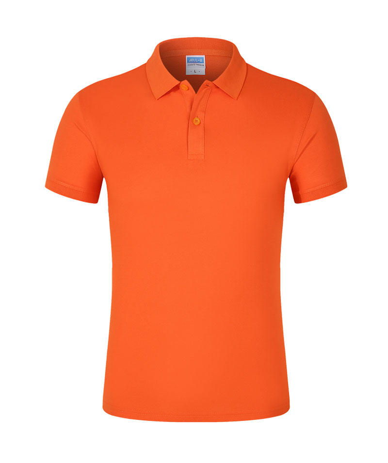 Cross-border cotton imitation CVC solid color lapel new short-sleeved lapel polo for both men and women, fashionable and casual polo for both men and women, simple and comfortable short-sleeved trendy polo