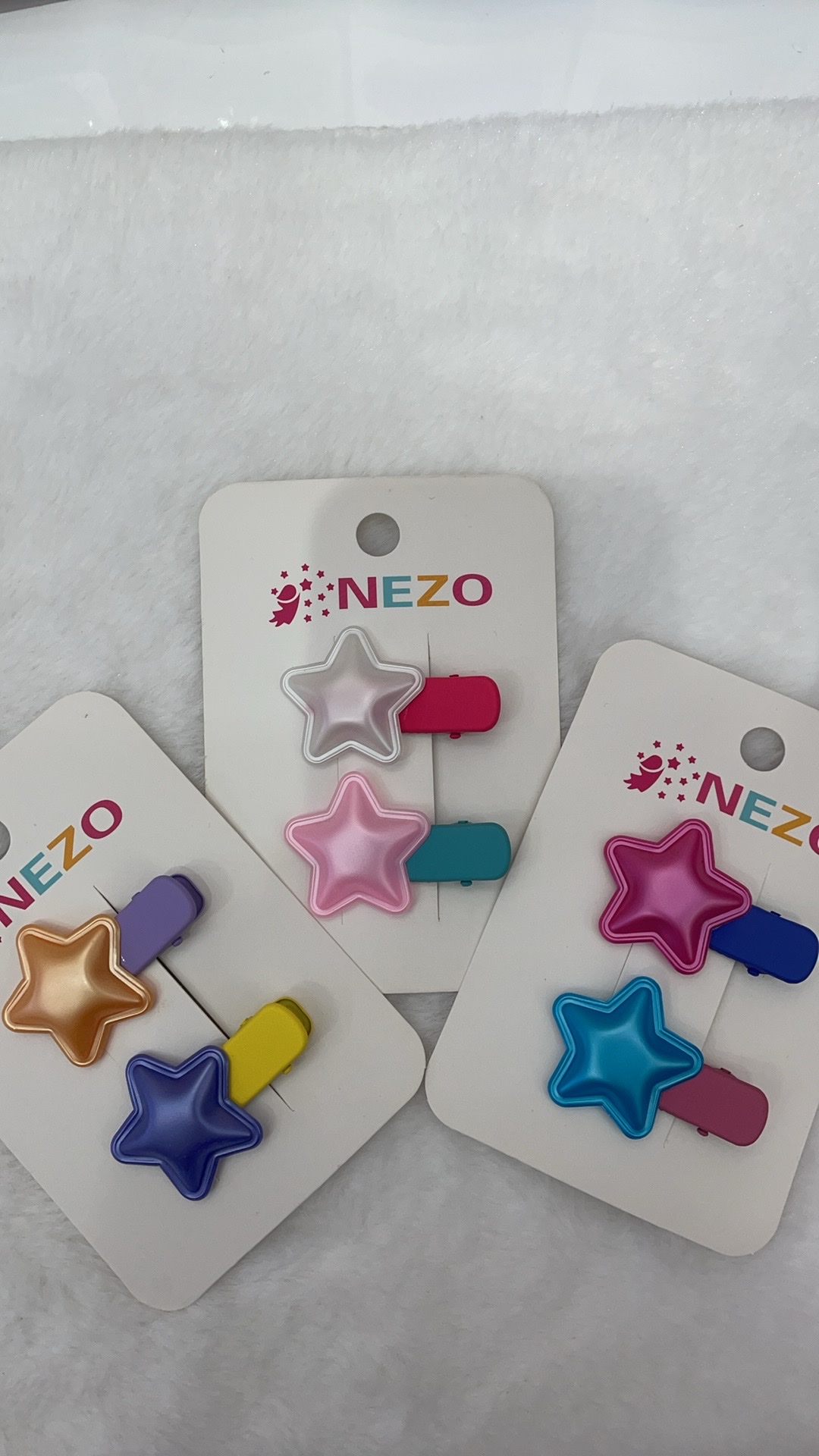 儿童可爱发来，爱心，五星发夹儿童夏季潮流发夹儿童夏季可爱头饰儿童夏季可爱