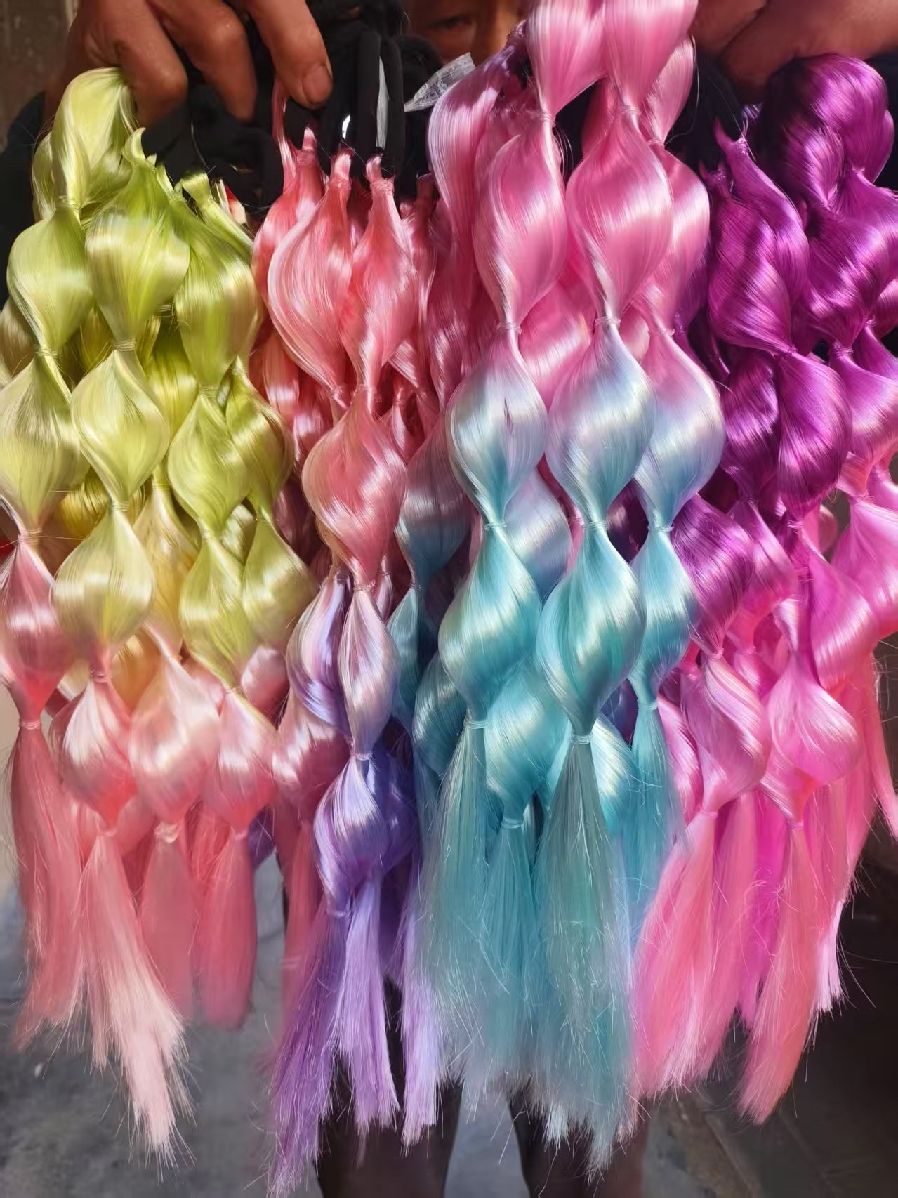 灯灯发，染色双色灯灯发假发假发洛丽塔产品图