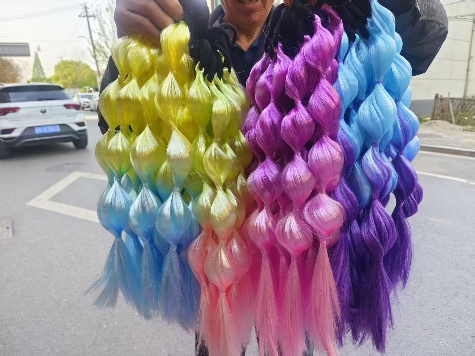 灯灯发，染色双色灯灯发假发假发洛丽塔