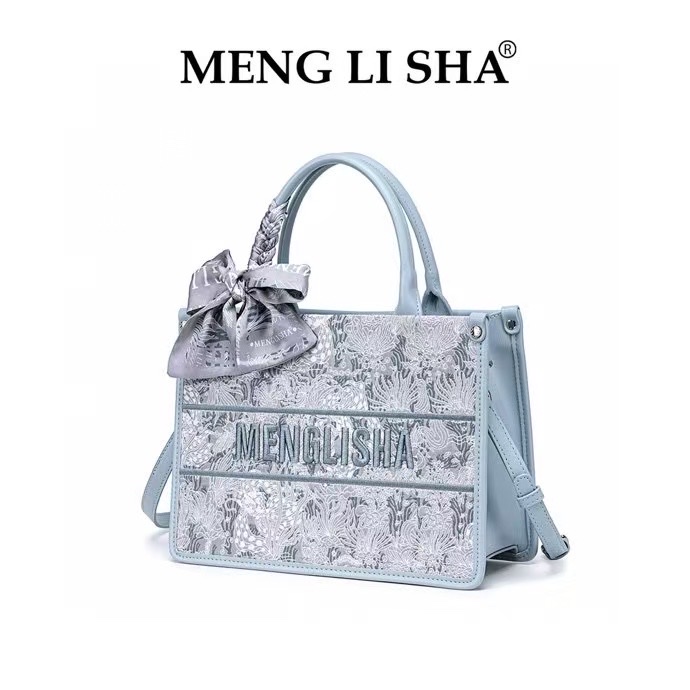 国风提花布刺绣配皮个性潮流手提斜跨百搭时尚女包