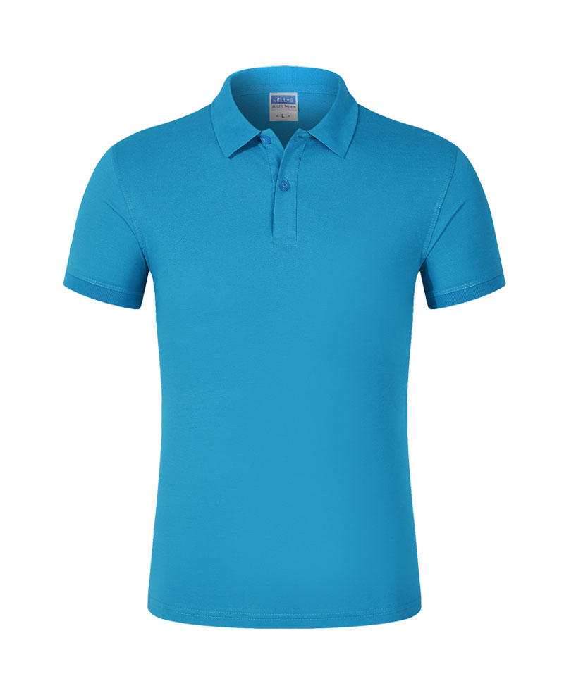 Cross-border cotton imitation CVC solid color lapel new short-sleeved lapel polo for both men and women, fashionable and casual polo for both men and women, simple and comfortable short-sleeved trendy polo Application Scenario