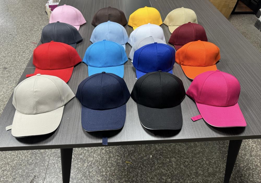 Cross-border 75g metal steel buckle twill cotton six-piece cap, flexible adjustment, convenient, practical and more beautiful detail image 1