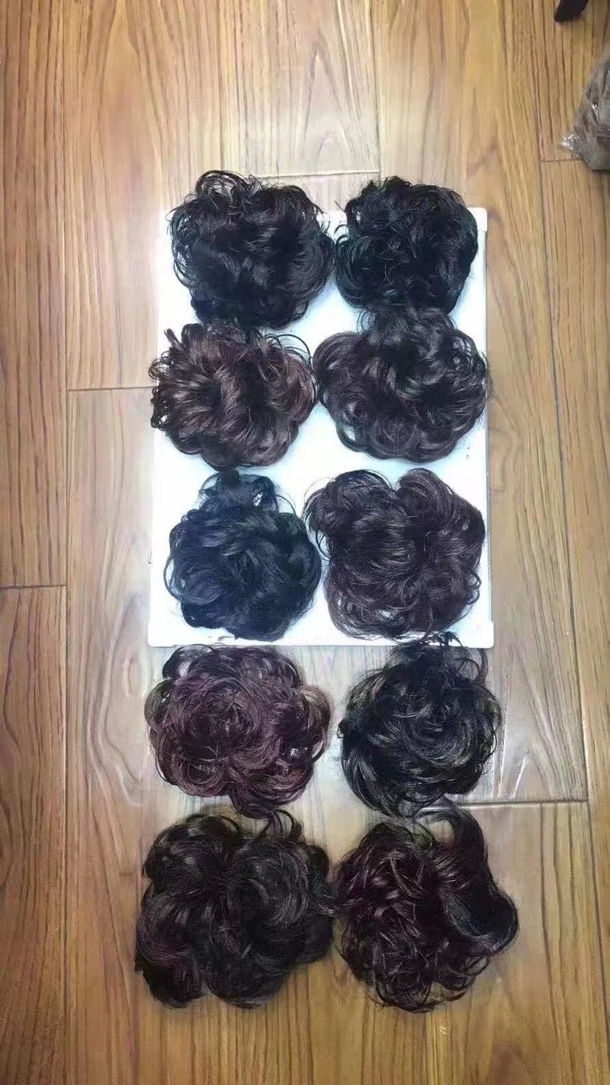 假发圈，皮筋假发假发女中长欧美，圈圈假发产品图