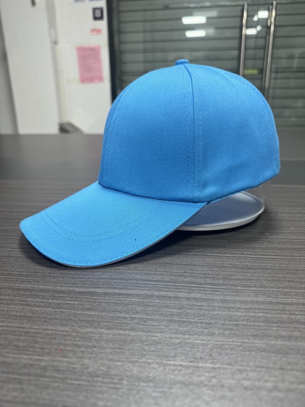 Cross-border 75g metal steel buckle twill cotton six-piece cap, flexible adjustment, convenient, practical and more beautiful detail image 5