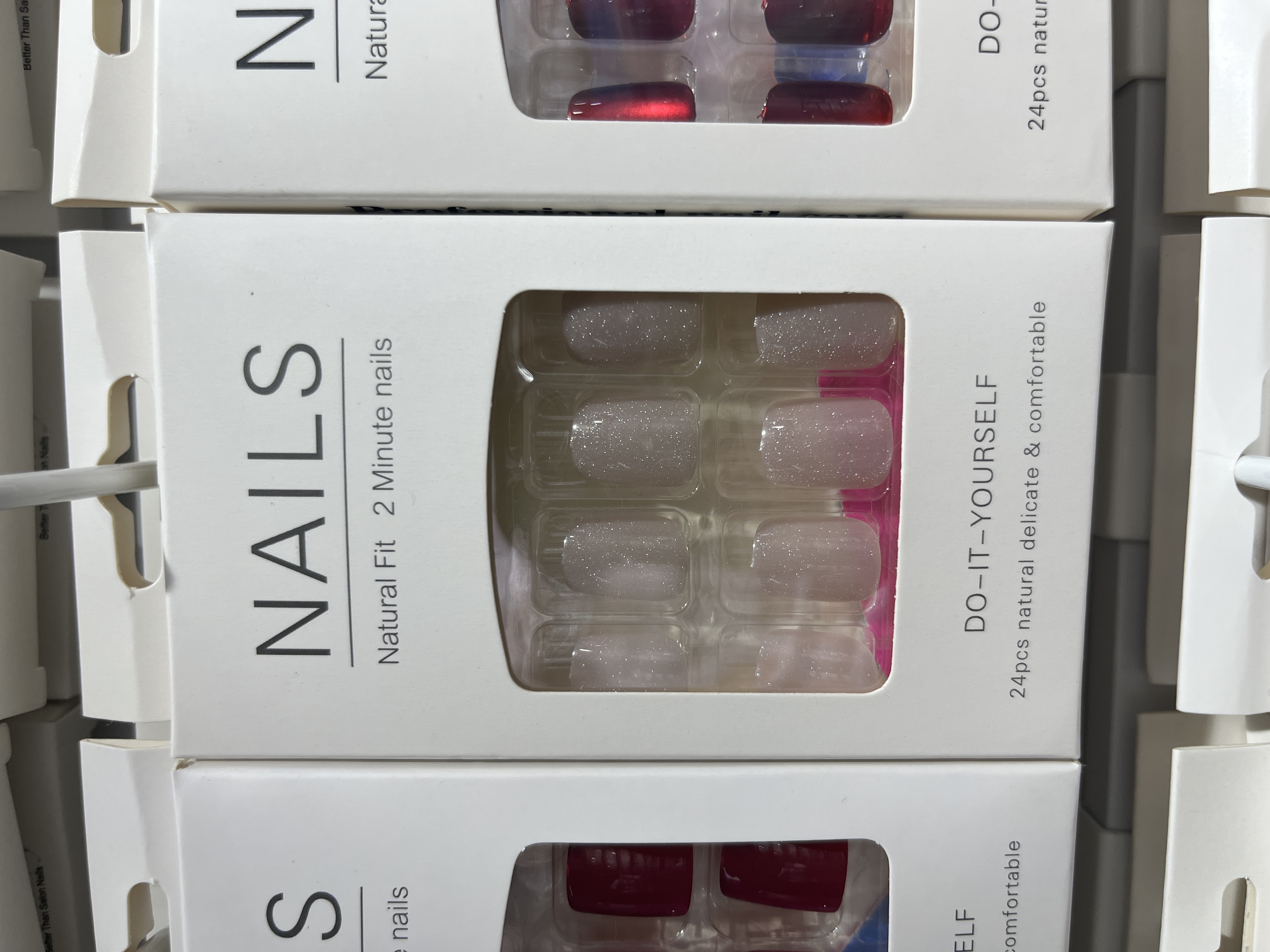 美甲穿戴甲，外贸美甲，可重复使用美甲穿戴式甲成品穿戴式甲片细节图