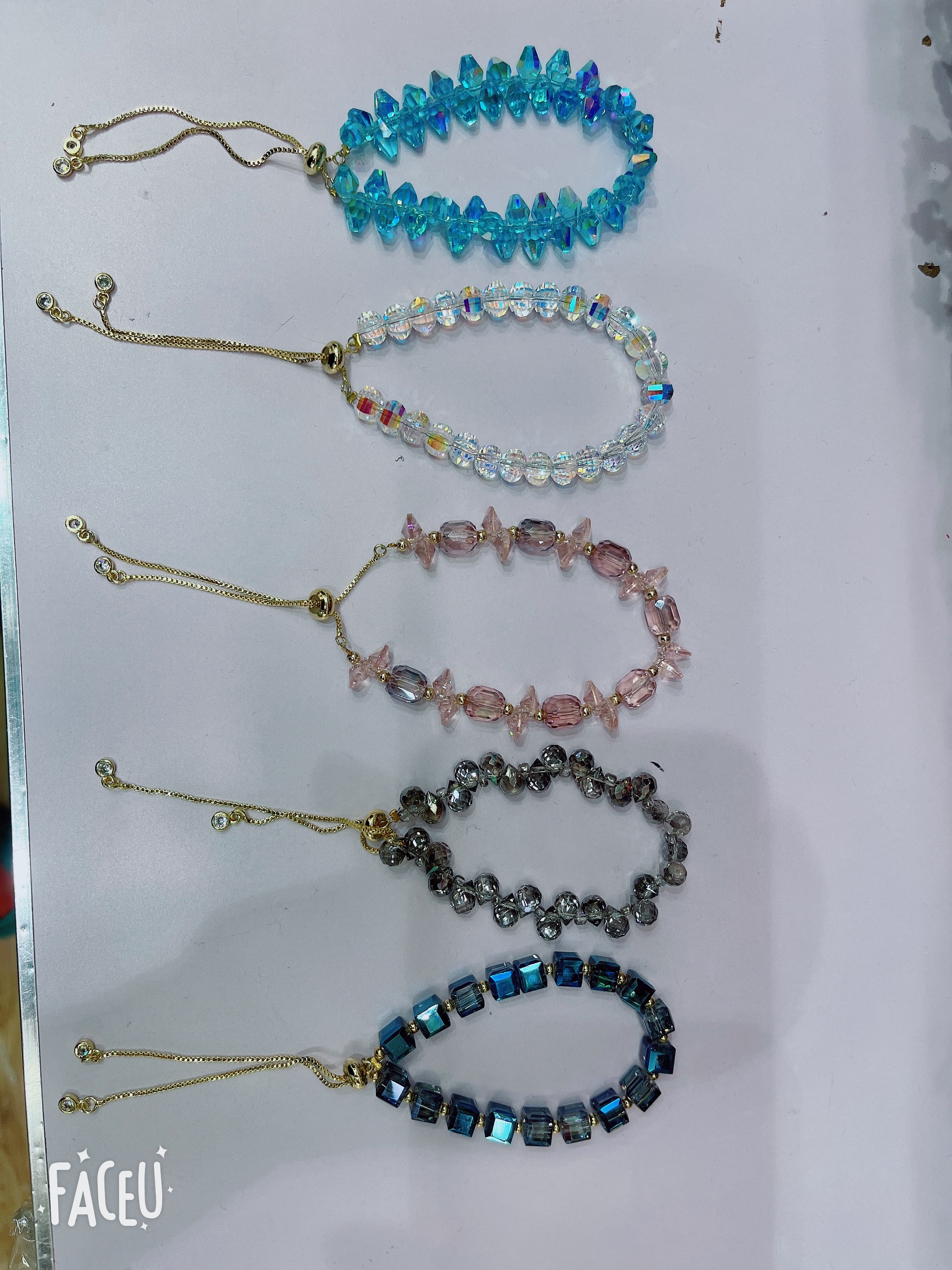 水晶手链 高档水晶手串 时尚饰品 首饰礼品 精美手链女款 精致首饰配饰水晶手串