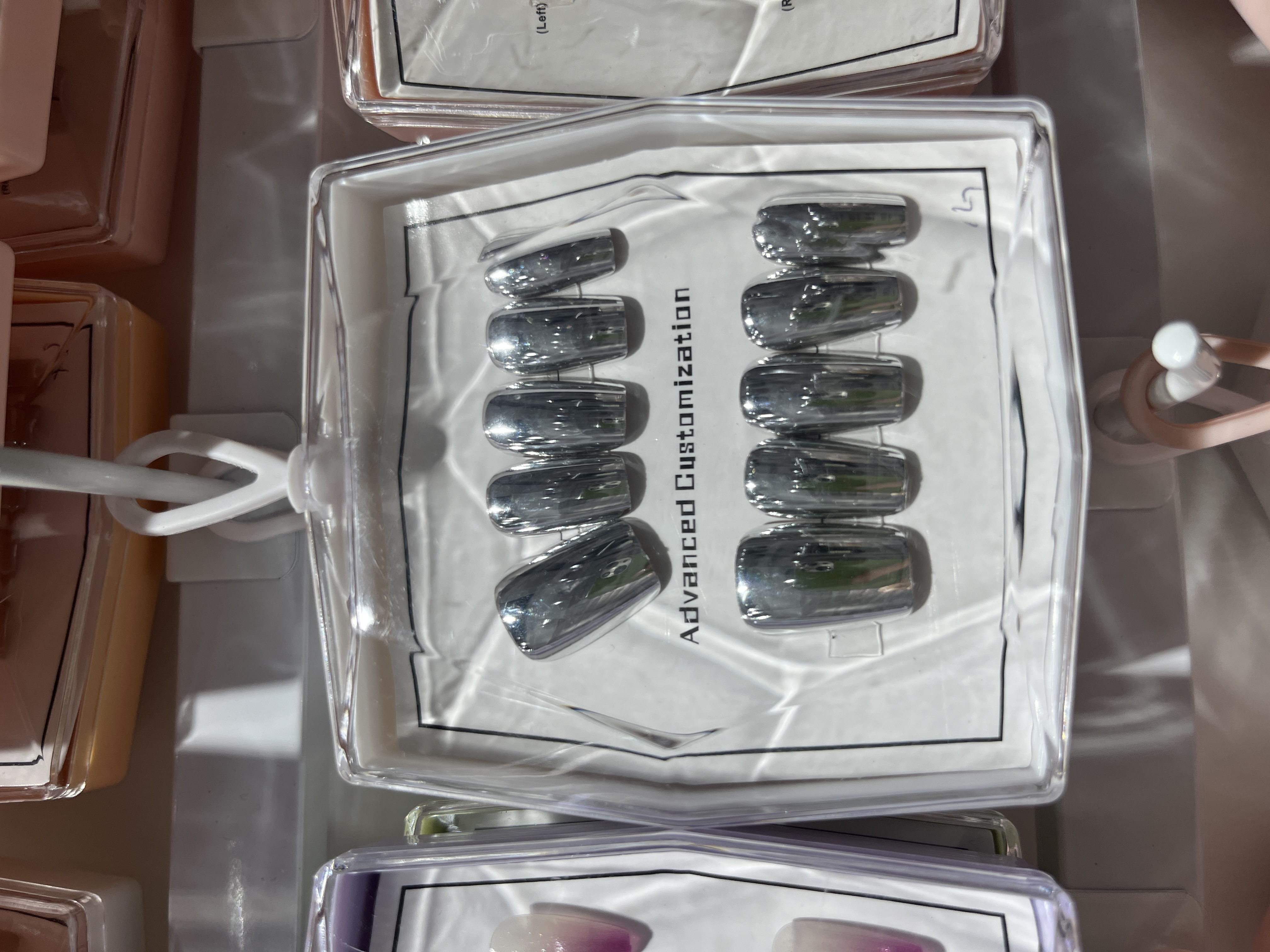 美甲  穿戴甲   猫眼美甲 重复使用美甲细节图