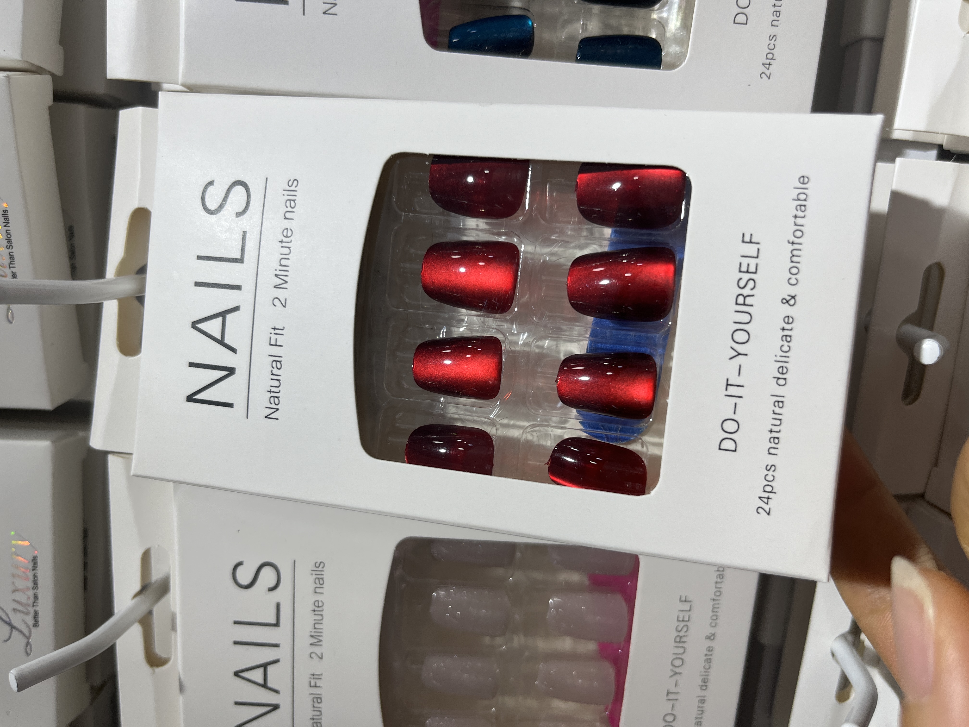 Nail art wearable nail, foreign trade nail art, reusable nail art wearable nail finished wearable nail pieces