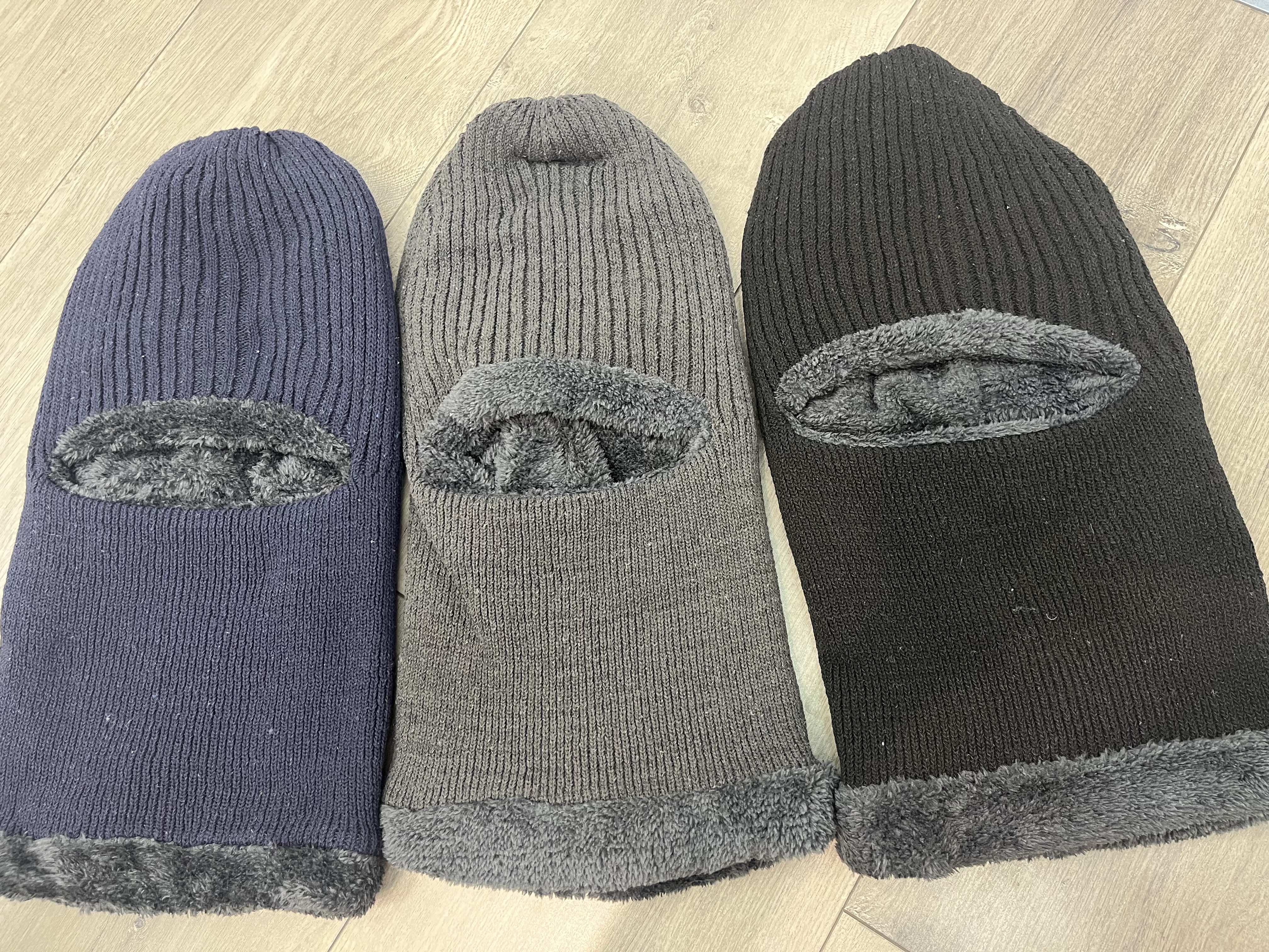 冬季保暖双层加绒头套巴拉法帽详情图3