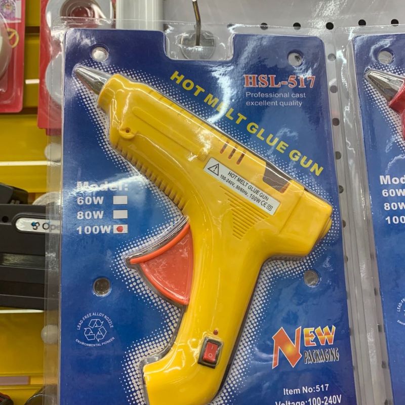 100W热熔胶枪汽车塑料件修复小号手工打胶棒枪塑料胶水枪粘贴1