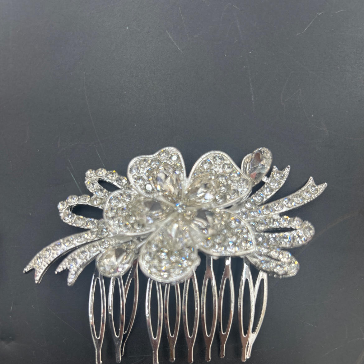 新娘合金发卡梳 发梳饰品，边梳整理发卡 精美耐用不伤发质详情图3