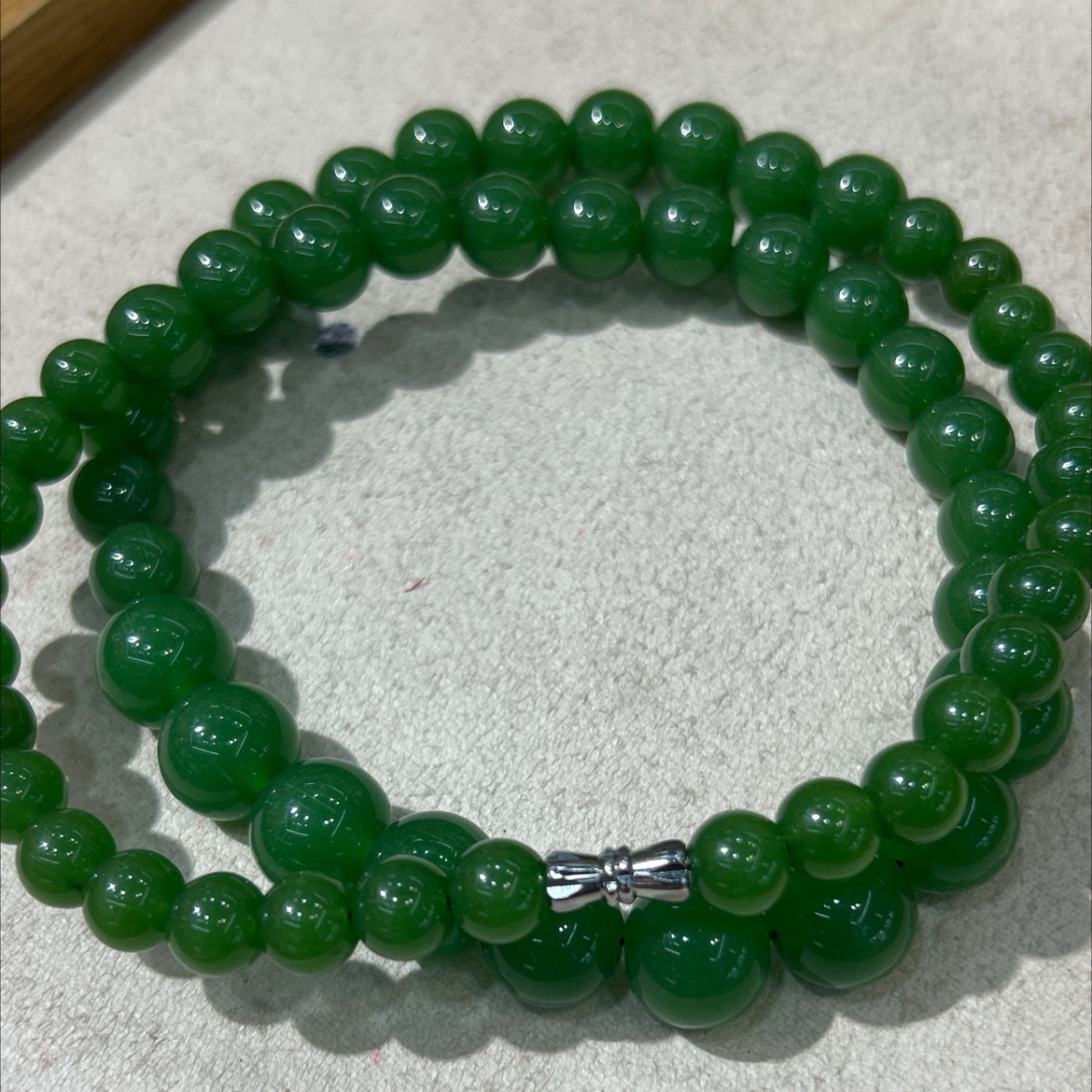 和田碧玉项链，妈妈链，旅游地摊畅销产品塔链工厂批发项链详情图2