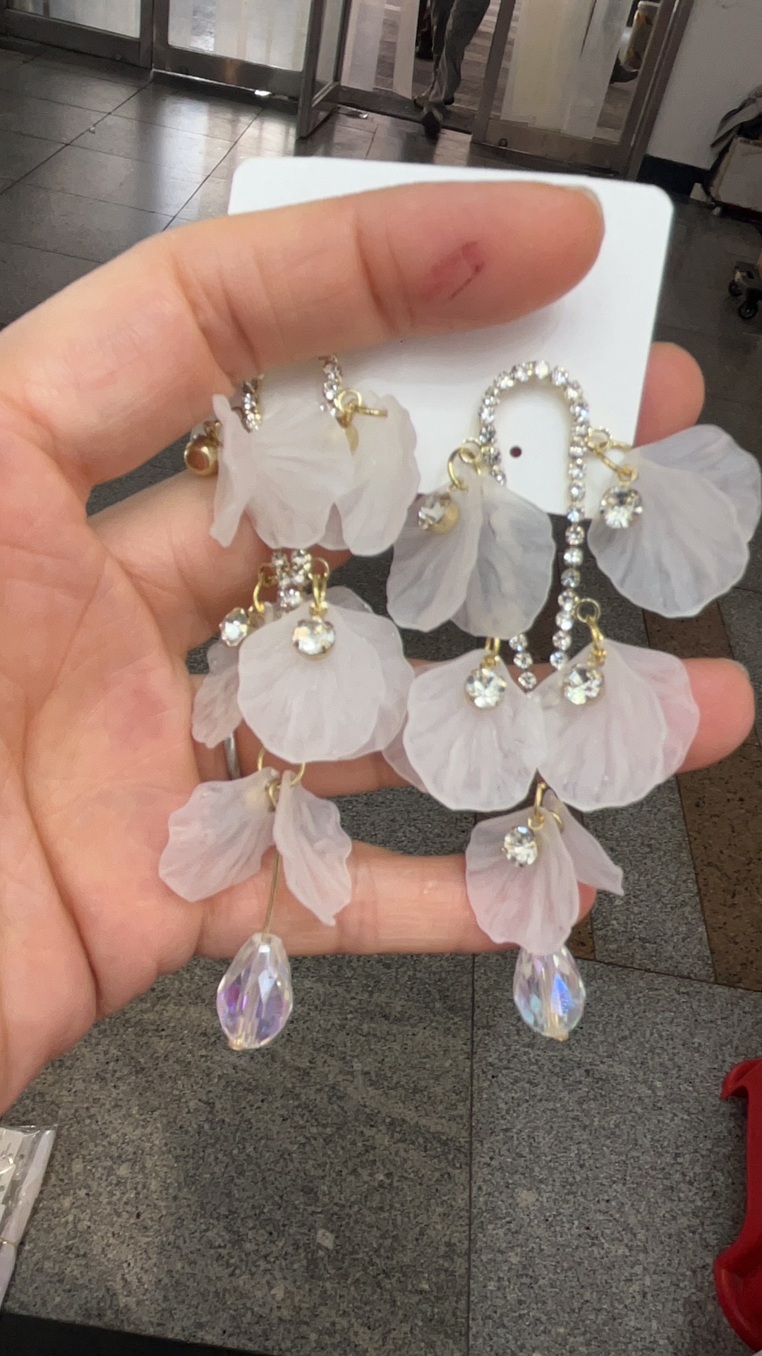 亚克力饰品纯银耳钉 独特设计耳饰 简约时尚女士首饰 精致耳饰品质保证饰品