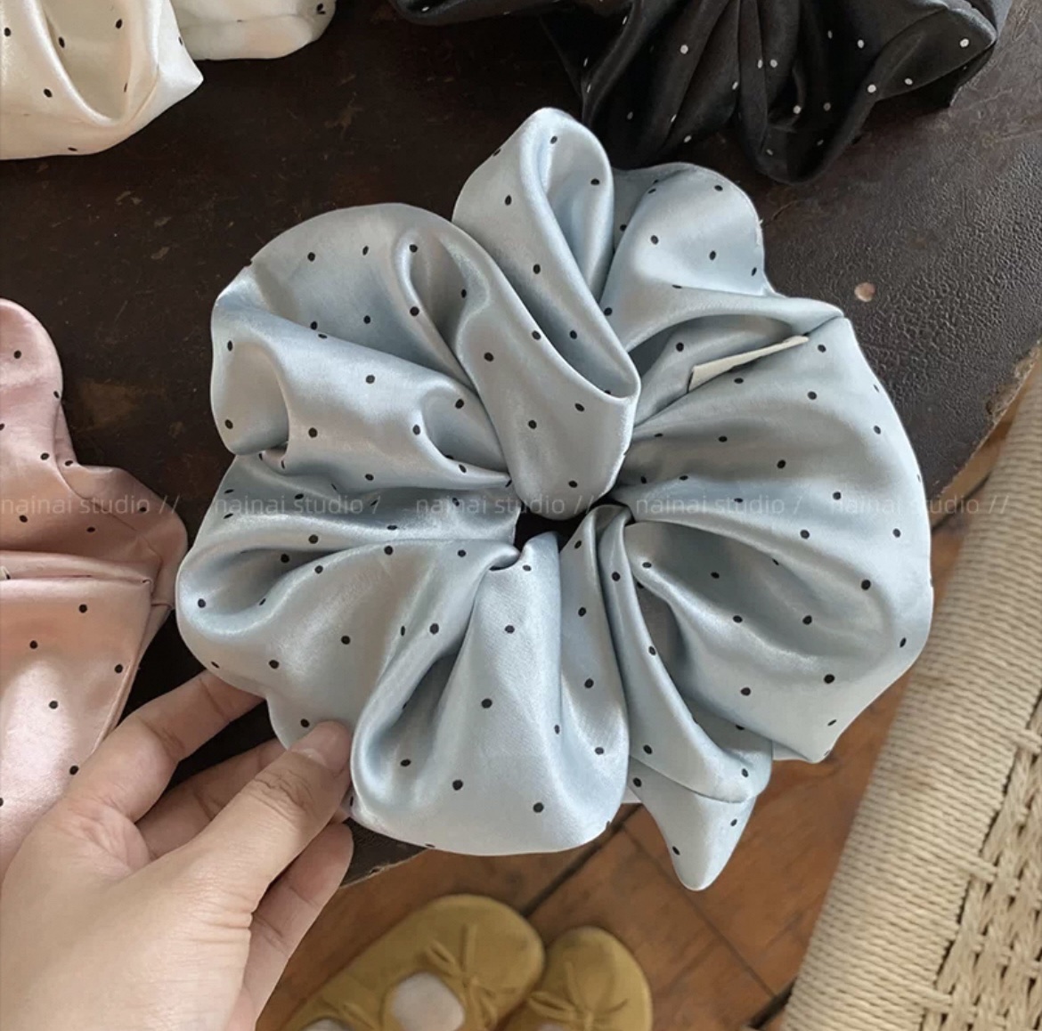 2025时尚饰品大肠发圈 头绳女士优雅发饰 大肠圈发带简约甜美发饰品饰品发圈大肠发圈大肠圈详情图4