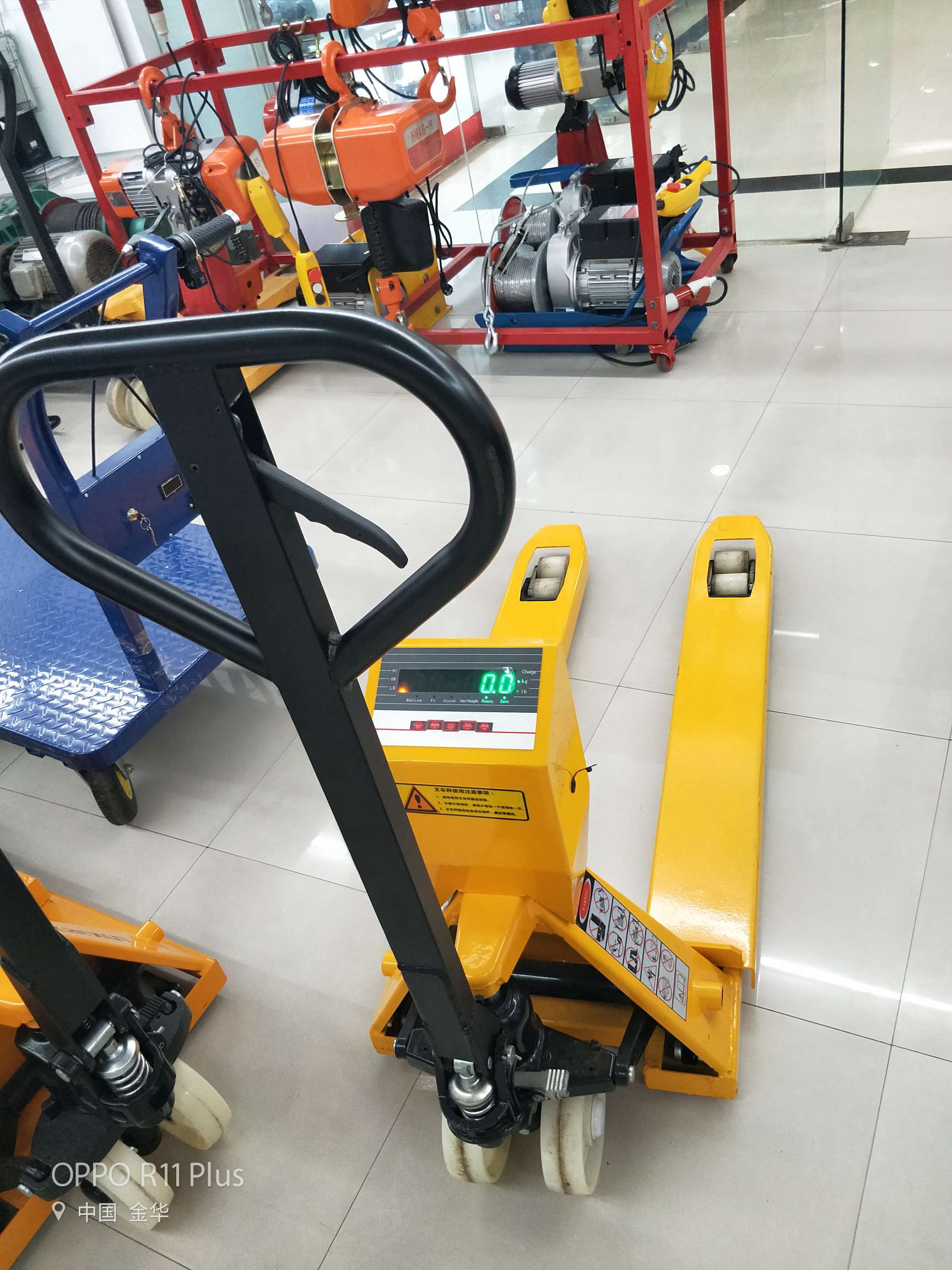 手动液压车 带电子秤