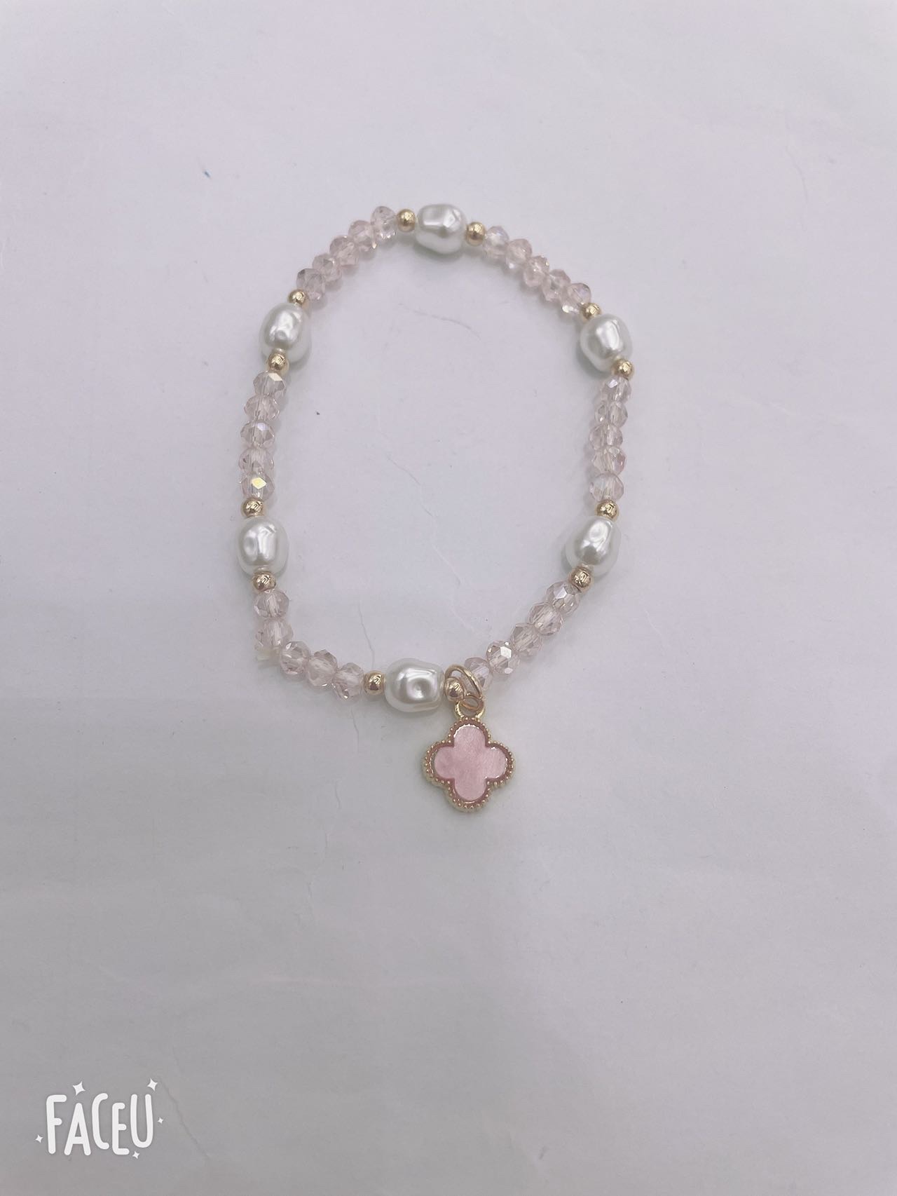 水晶珍珠手链，欧美流行，款式新颖时尚设计，欢迎客户们选购