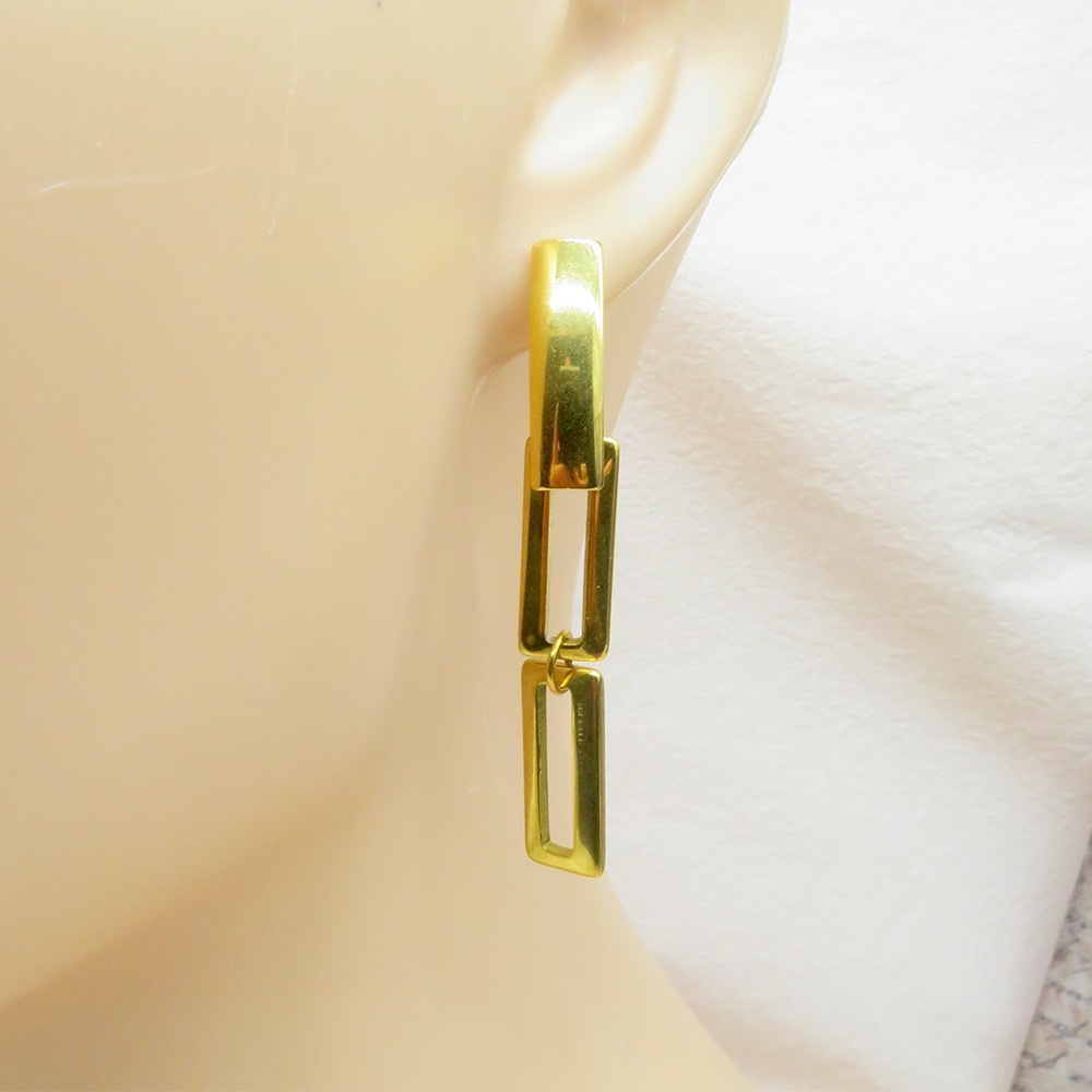 18K金不锈钢冷淡风高级感简约耳环长款金属几何耳钉复古夸张耳饰详情图20