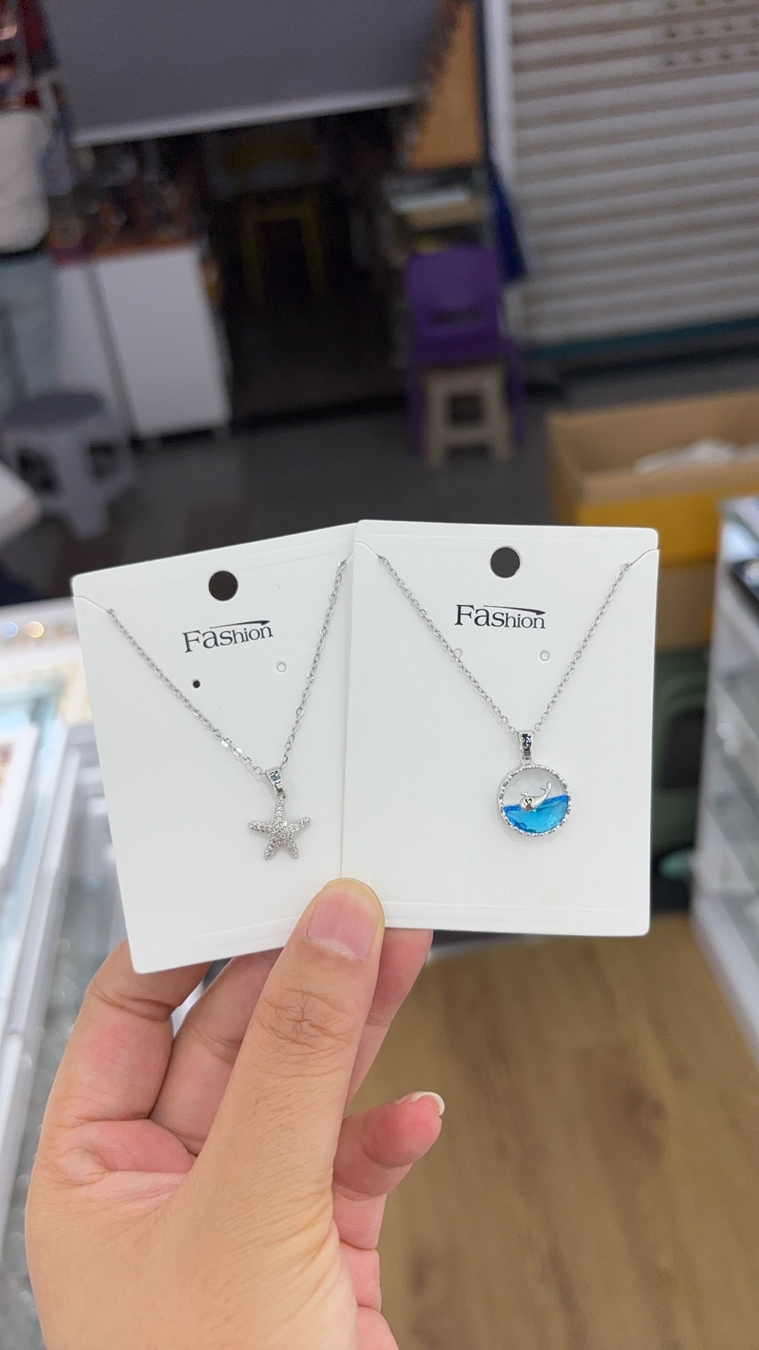 蝴蝶结海星海洋系铜锆石微镶欧美中东风日韩风轻奢项链