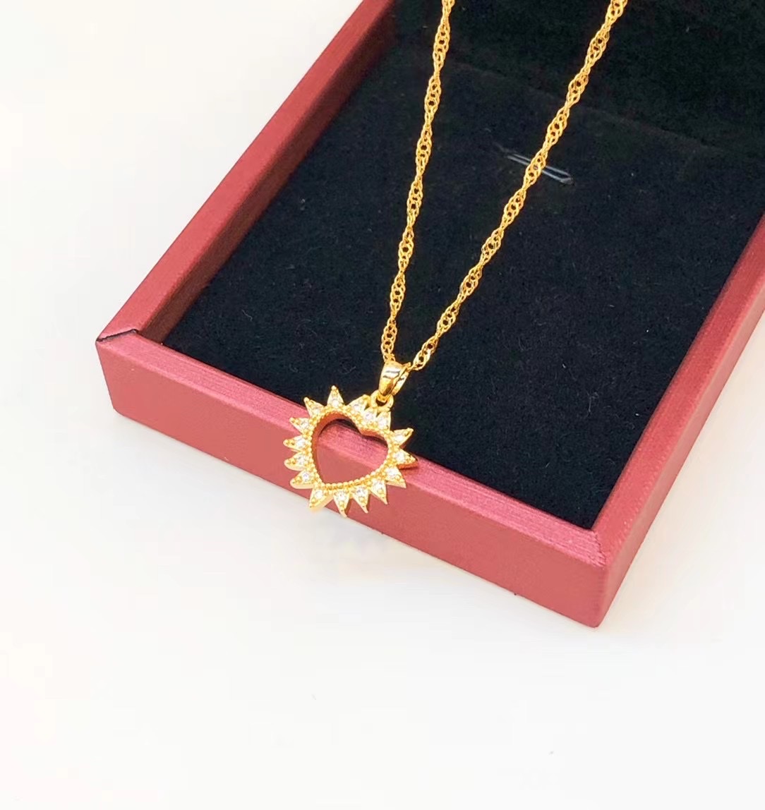 金沐首饰镀金项链网红潮流时尚链子链条爆款厂家直销细节图