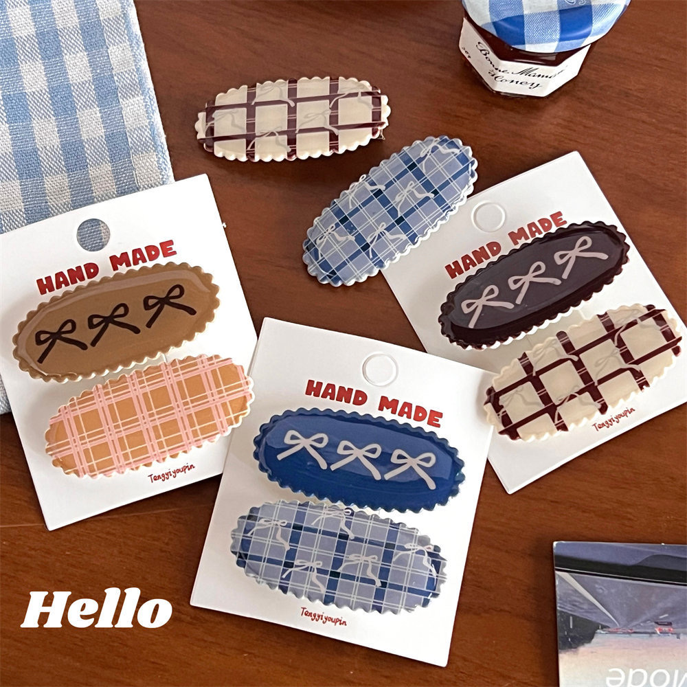 亚克力饰品发夹 美丽发饰 抓夹头饰 精致女士日常装饰品 时尚简约款式发夹