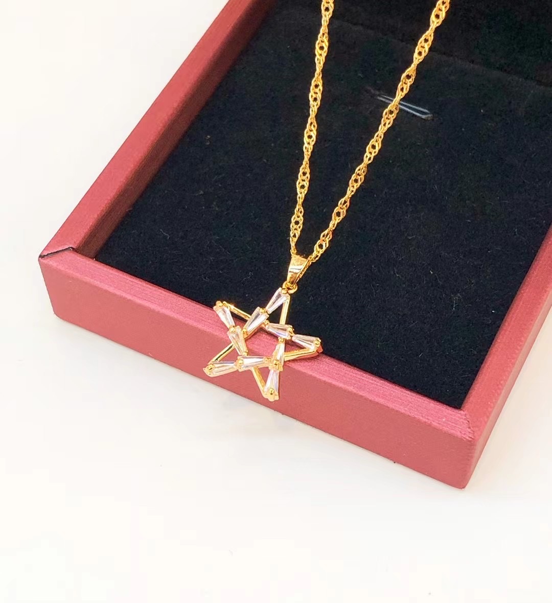 金沐首饰镀金项链网红潮流时尚链子链条爆款厂家直销详情图2