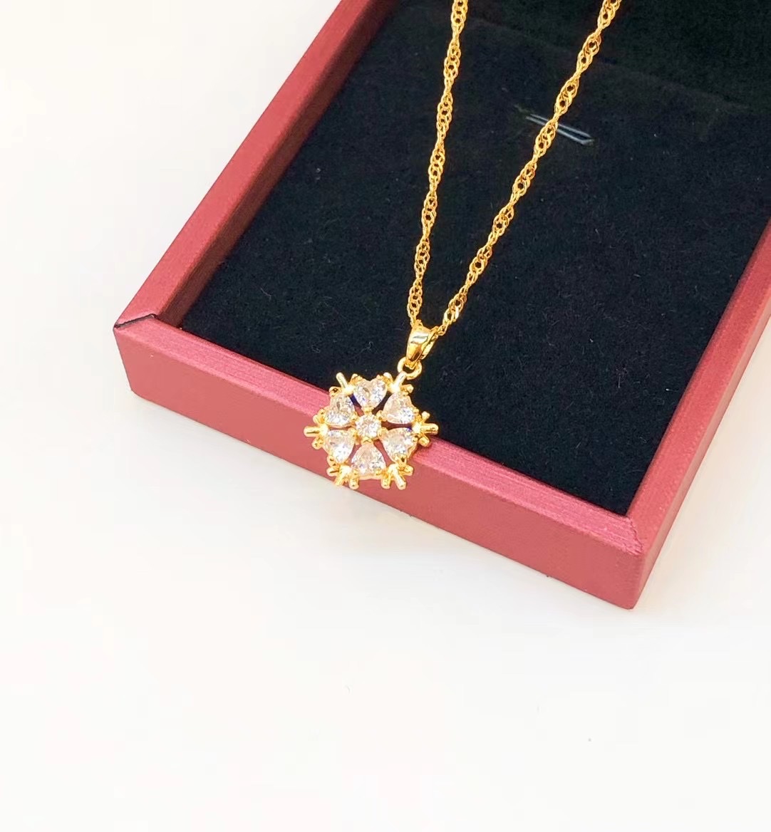 金沐首饰镀金项链网红潮流时尚链子链条爆款厂家直销详情图4