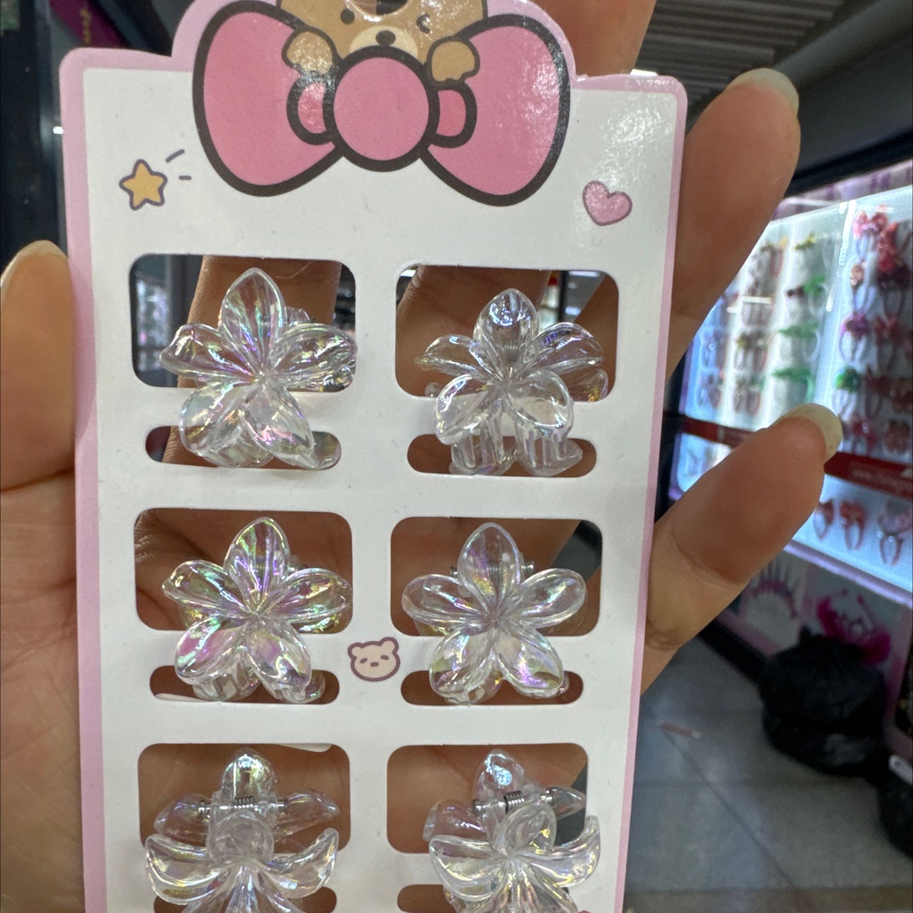 2.5紫荆花小爪子AB白色