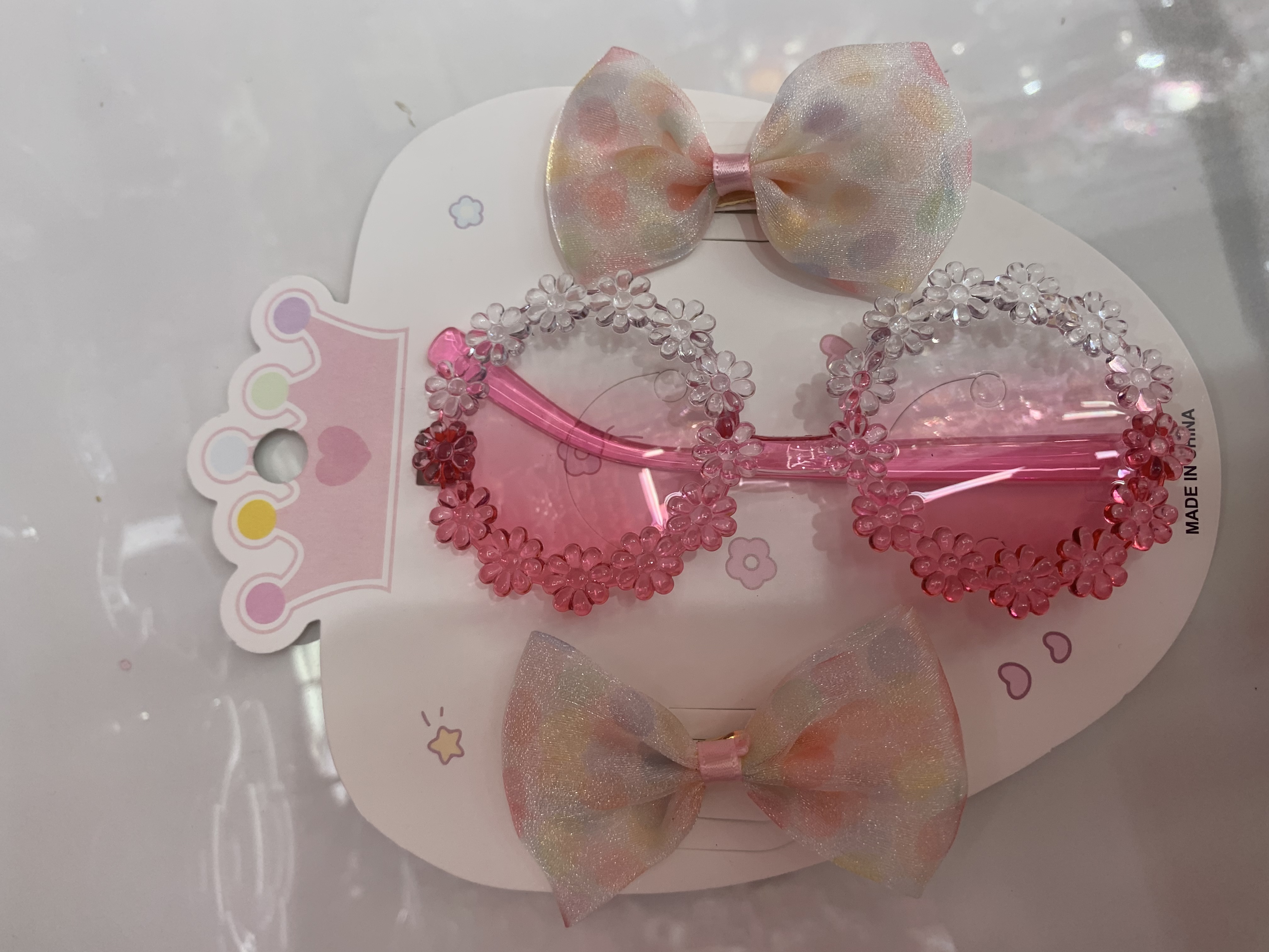 儿童夏季可爱发夹 头饰潮流款式 皮筋套装 温馨可爱款式 夏季新品上新